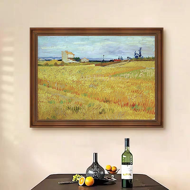 Wheat Fields, Vincent Van Gogh Inspired #BGA 104
