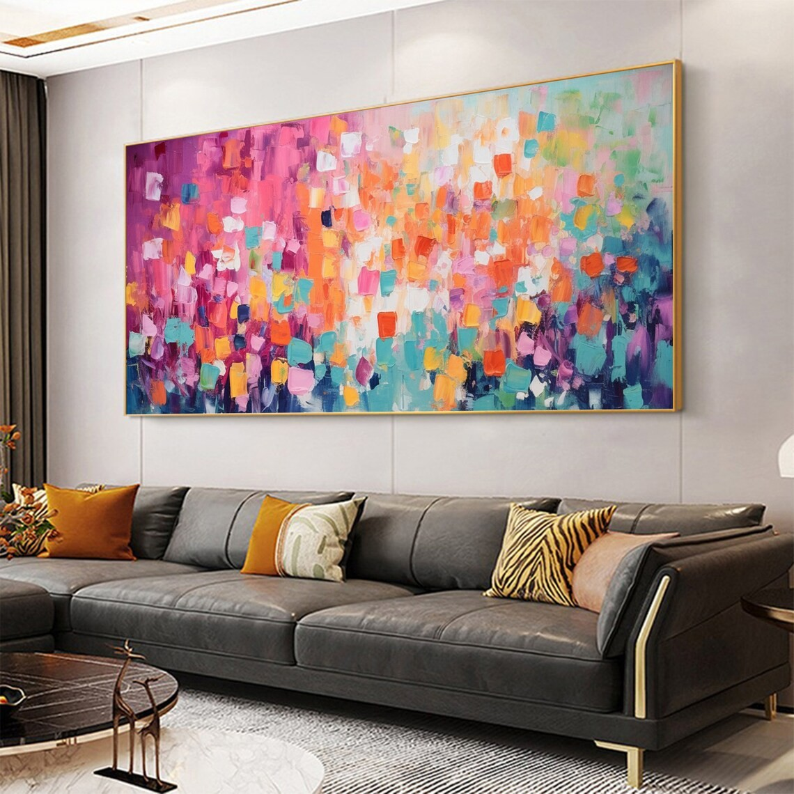 Vibrant Multicolor Abstract Painting #BGA 044