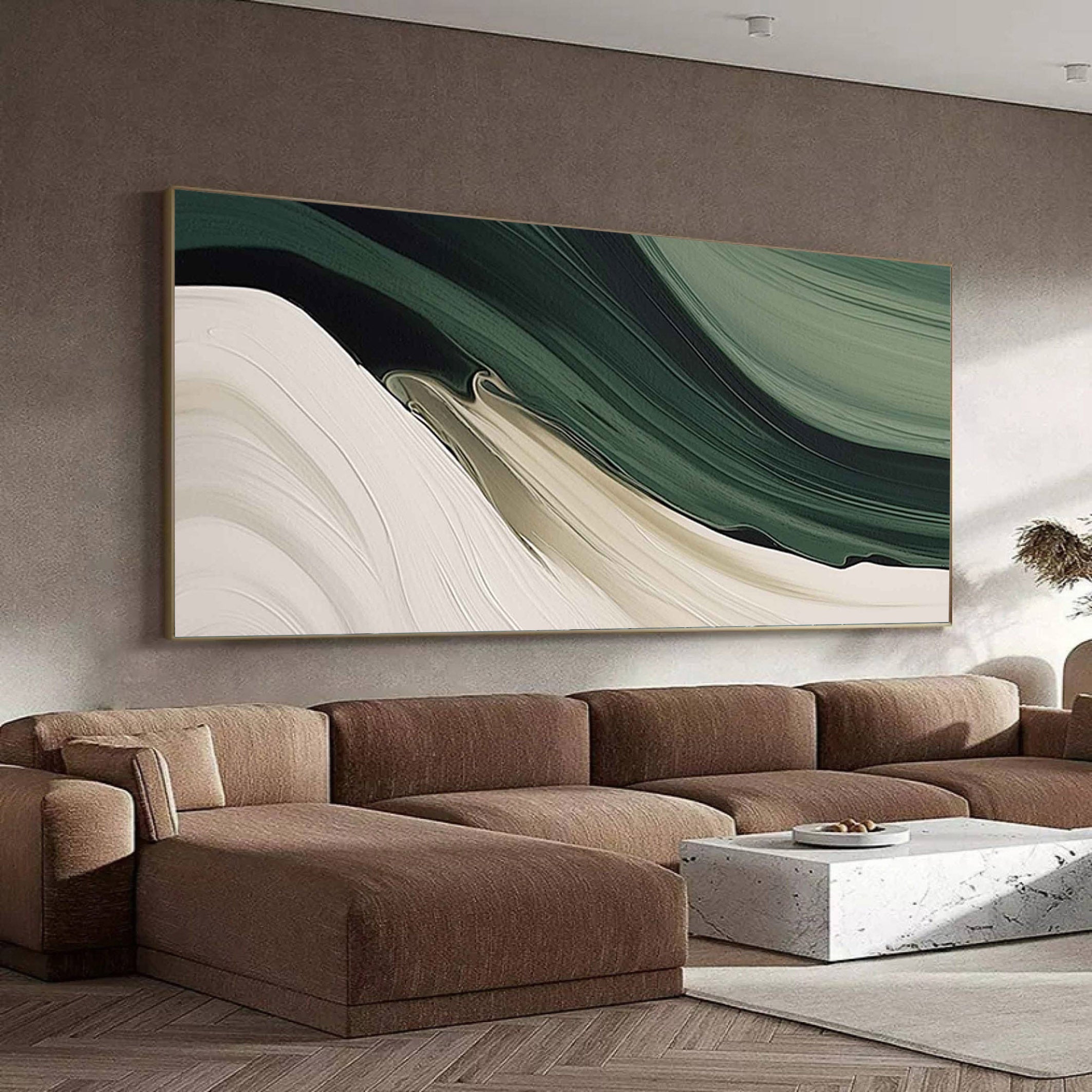 Blue & Green Abstract Painting #BGA 004