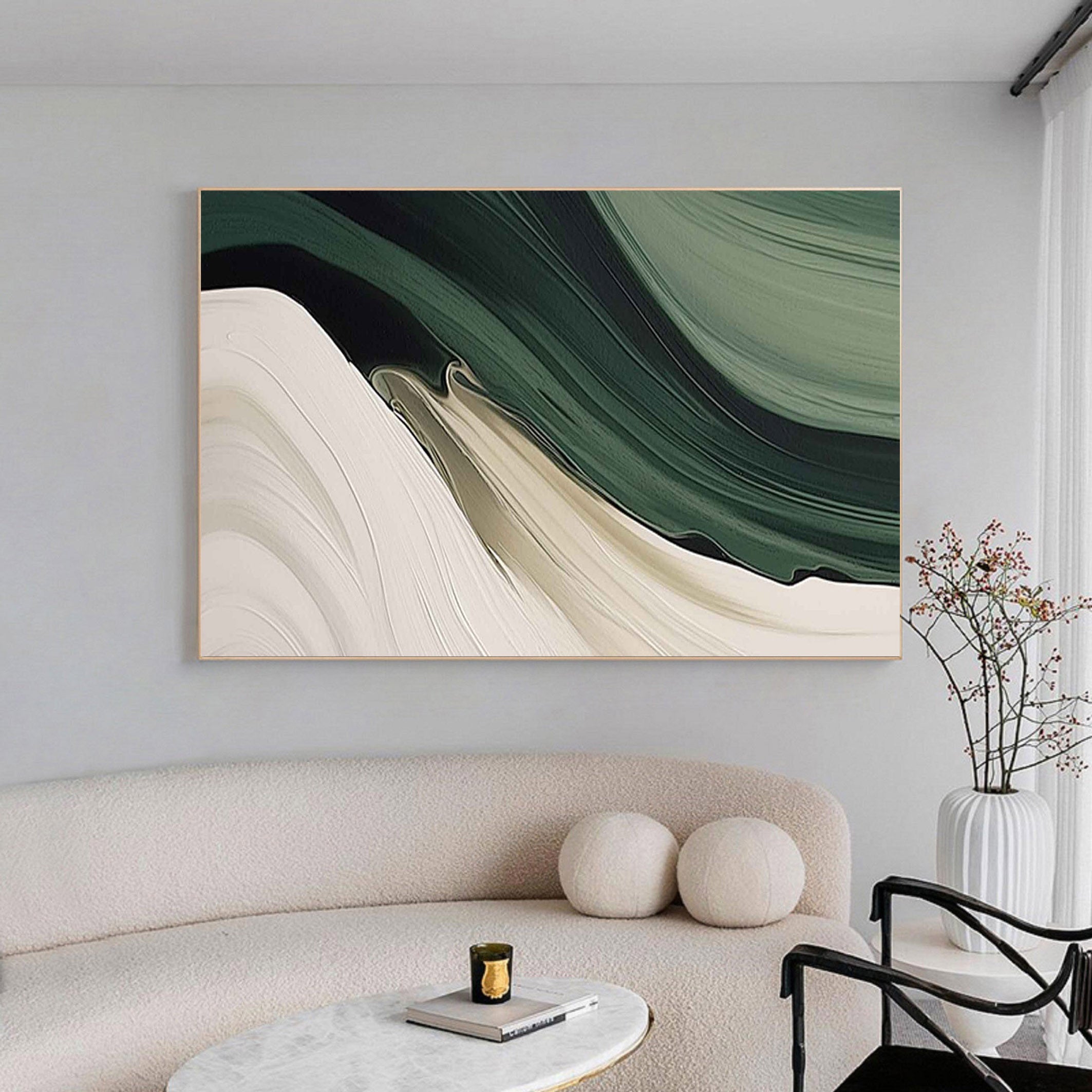 Blue & Green Abstract Painting #BGA 004