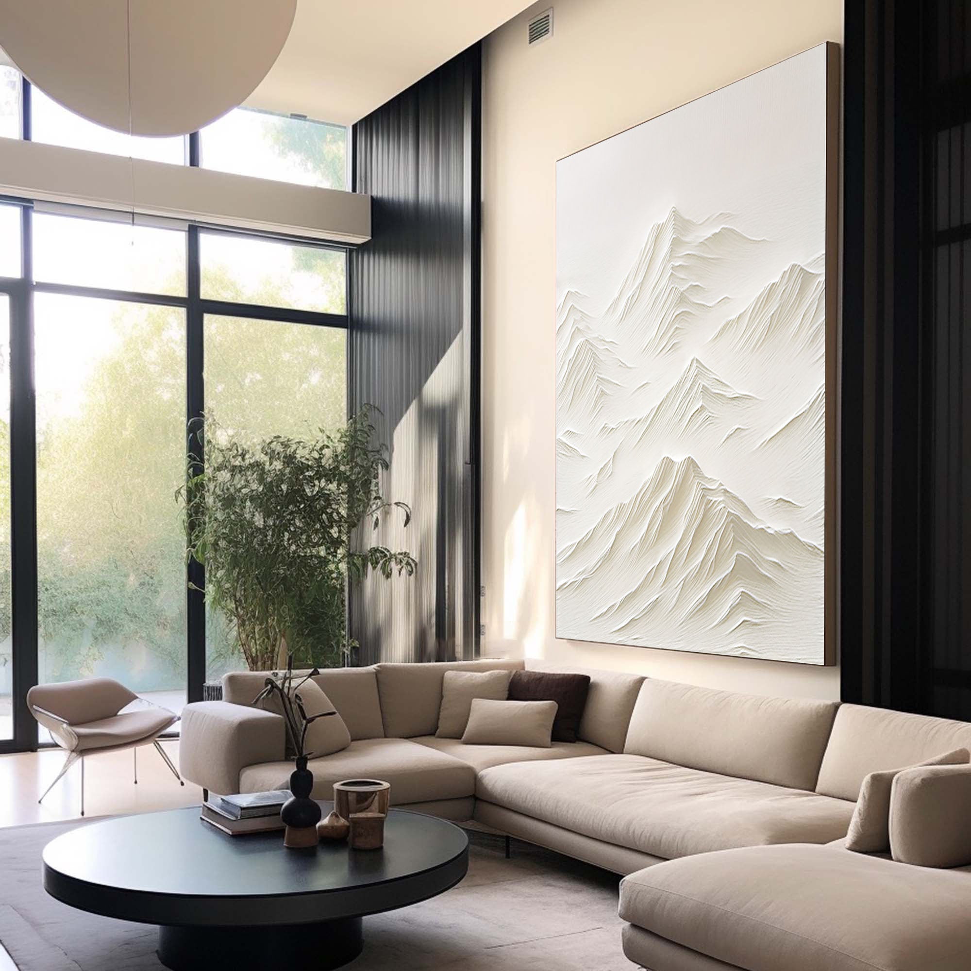 White Minimalist Painting #WM 029