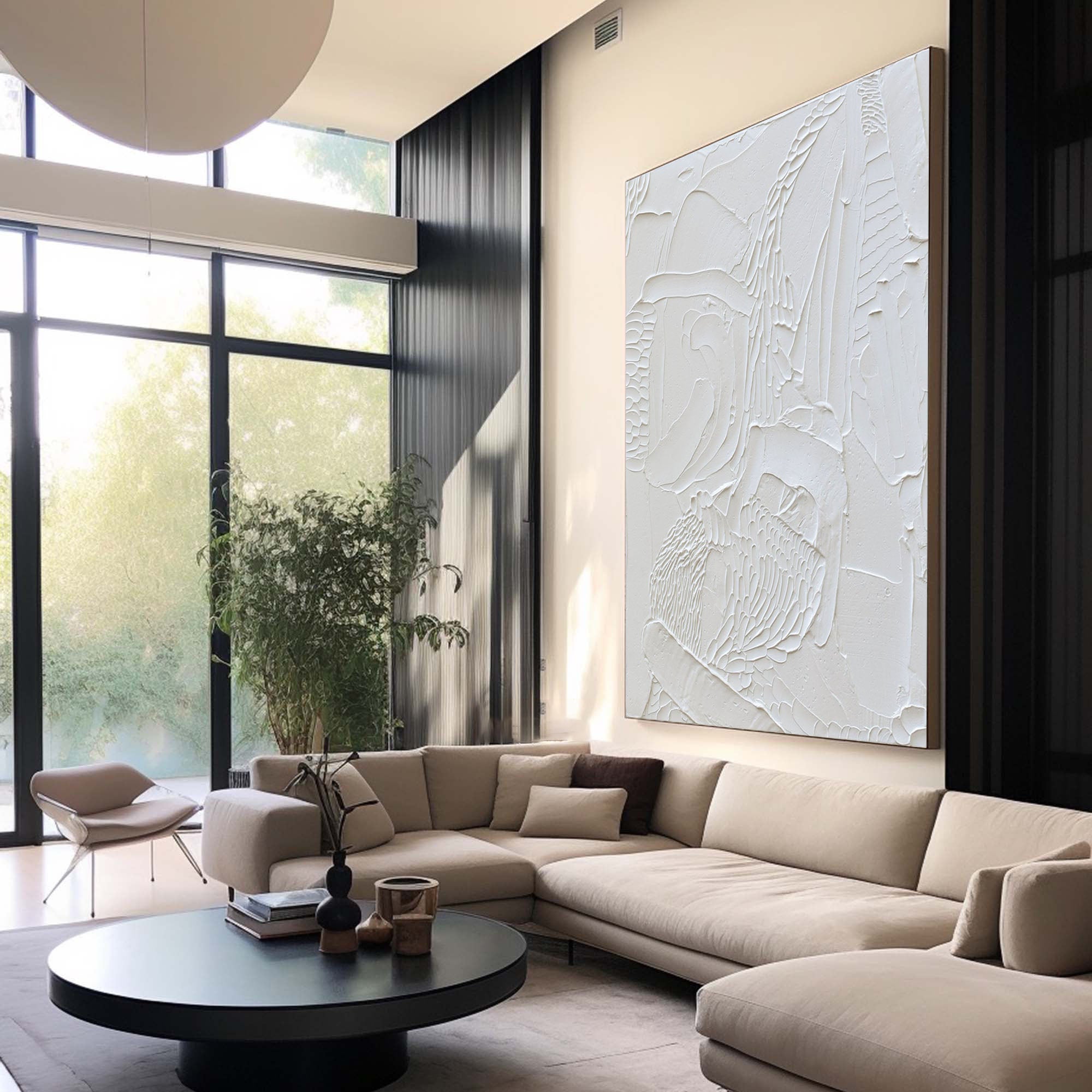 White Minimalist Painting #WM 025