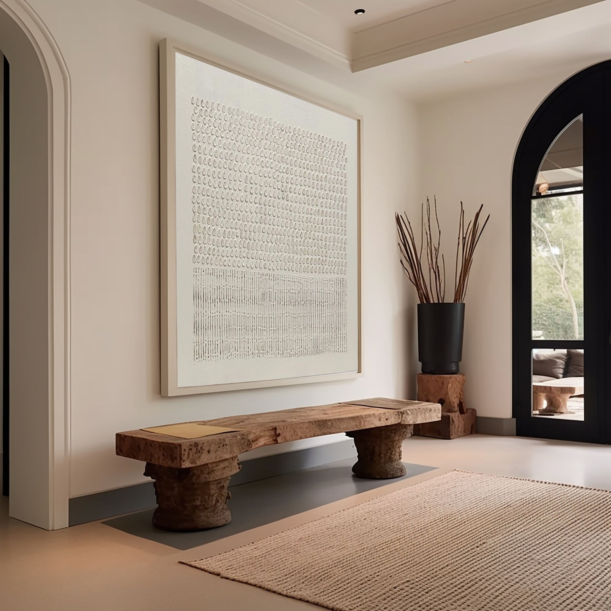 Contemporary Minimalist Wabi Sabi Art #WS 035