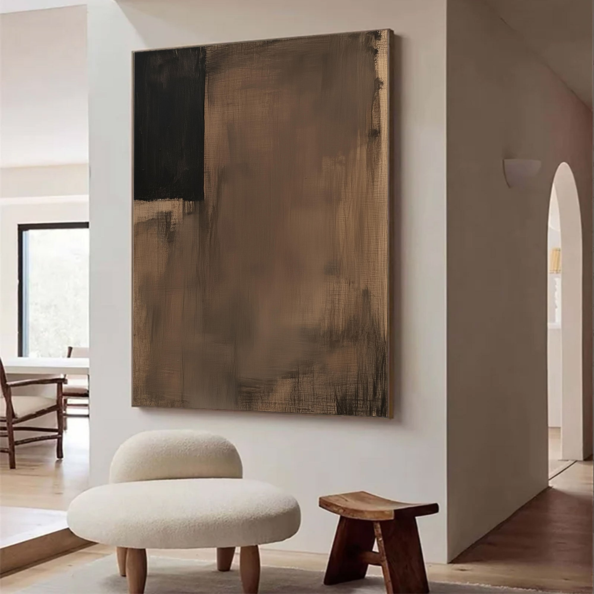 Abstract Large Textured Neutral Art | MuroArt #WG 114