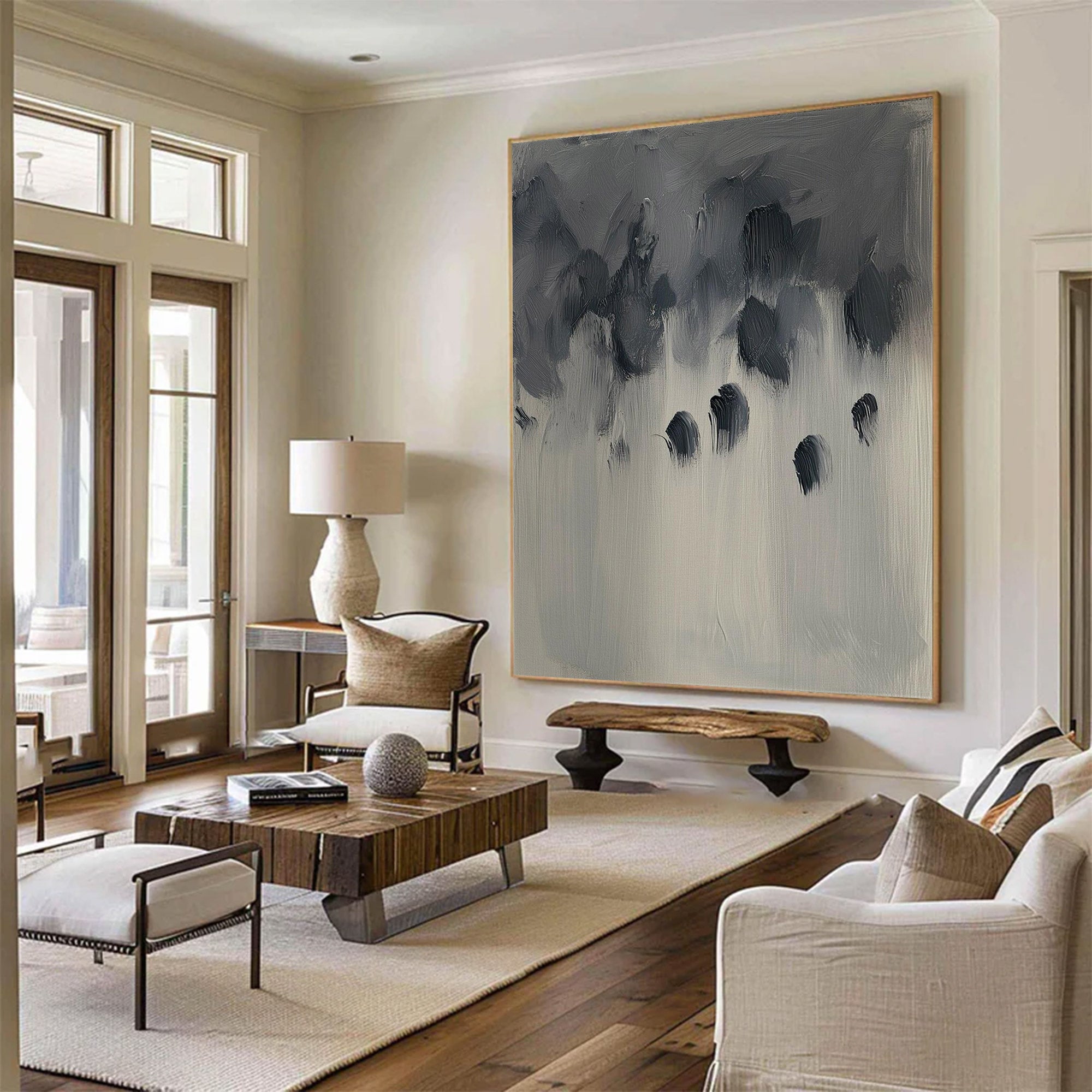Contemporary Large Moody Abstract Ar | MuroArt #WG 116