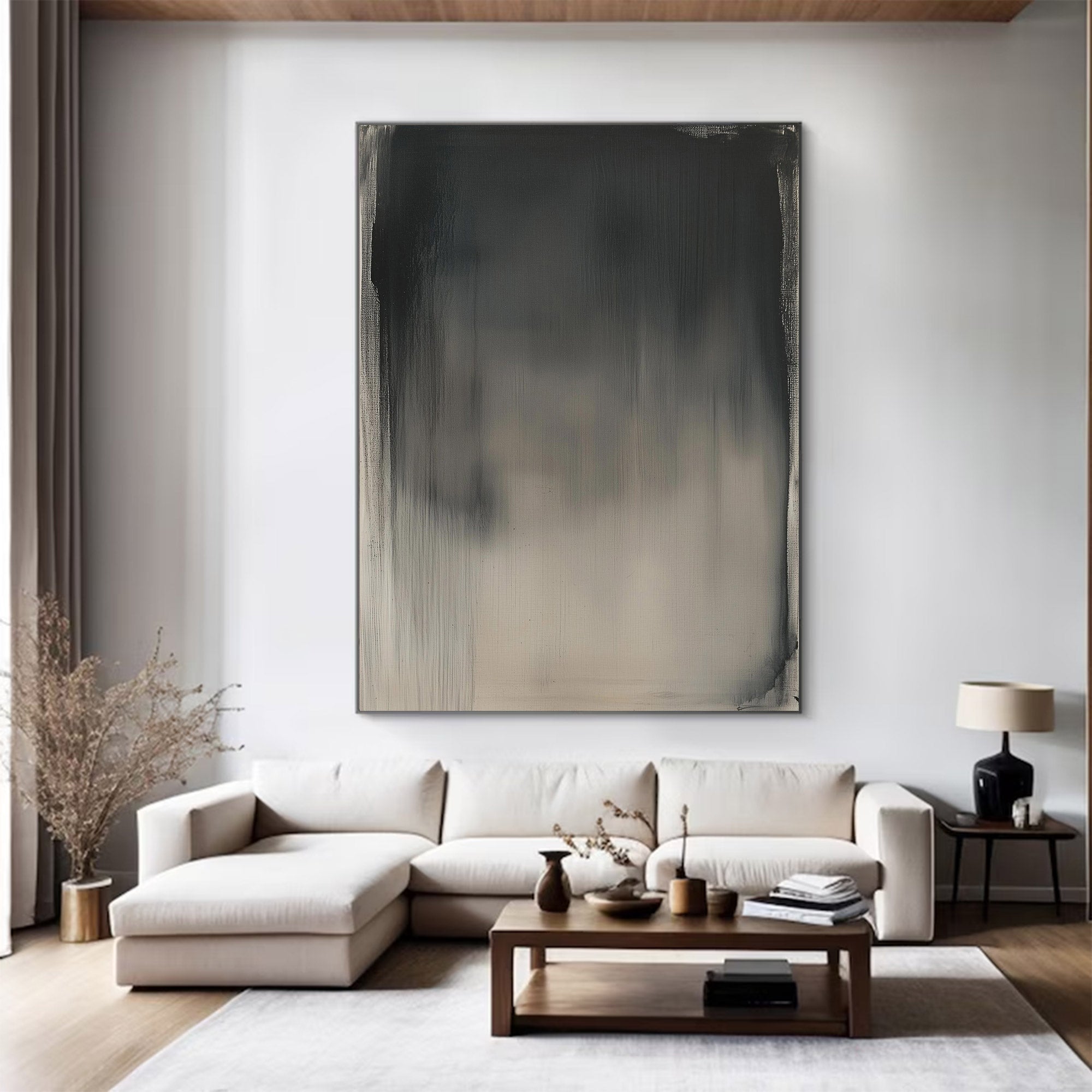 Large Abstract Vertical Gradient Painting | MuroArt #WG 117