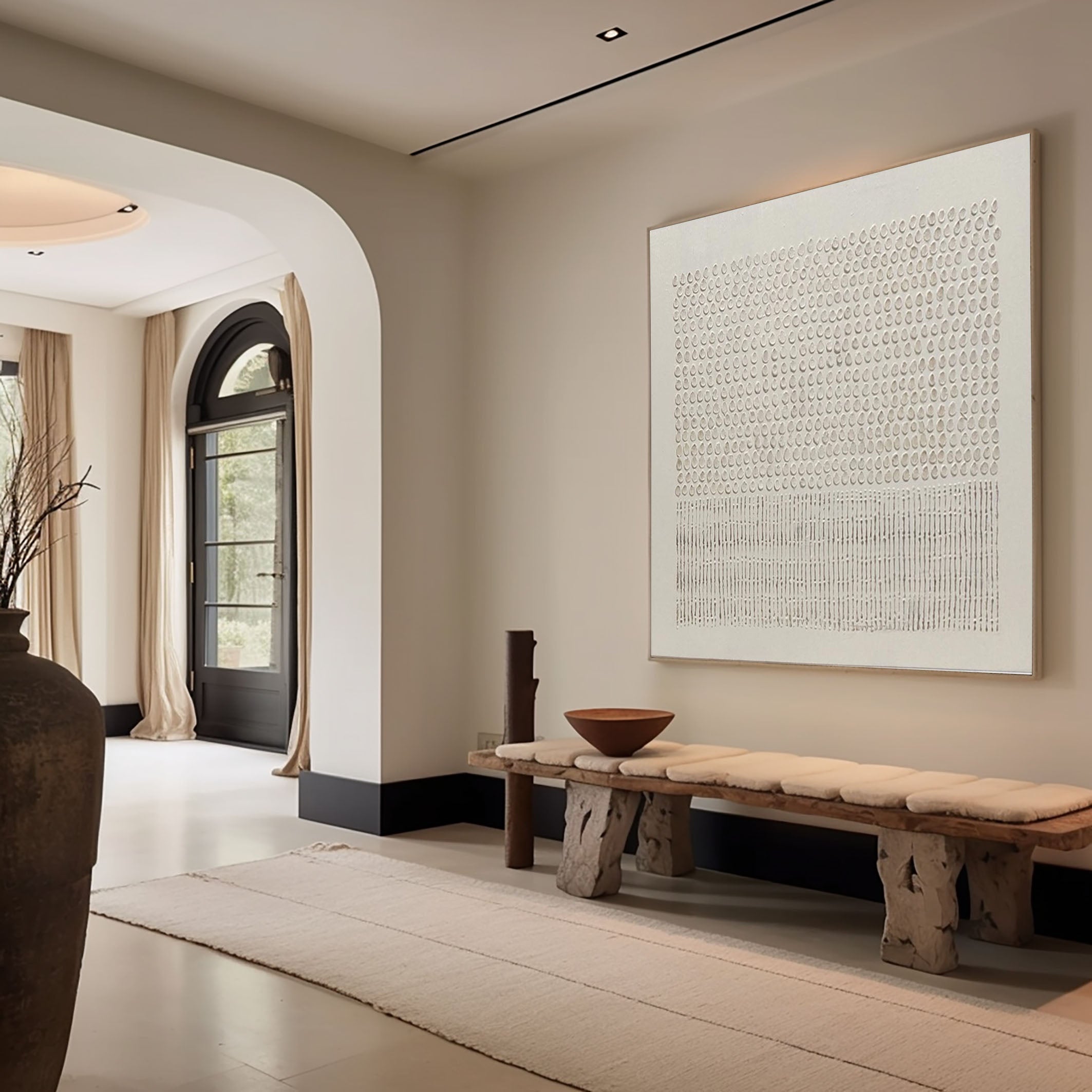 Contemporary Minimalist Wabi Sabi Art #WS 035