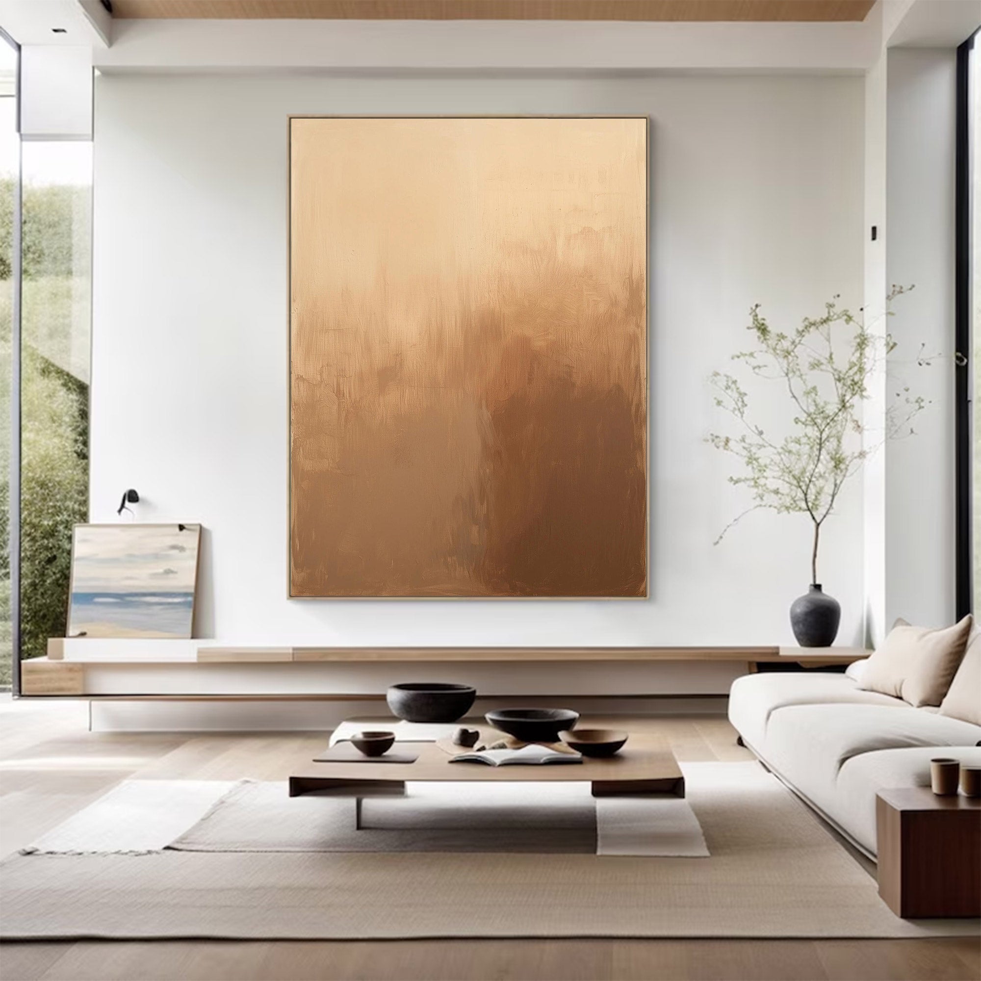 Contemporary Large Moody Abstract Art | MuroArt #WG 122