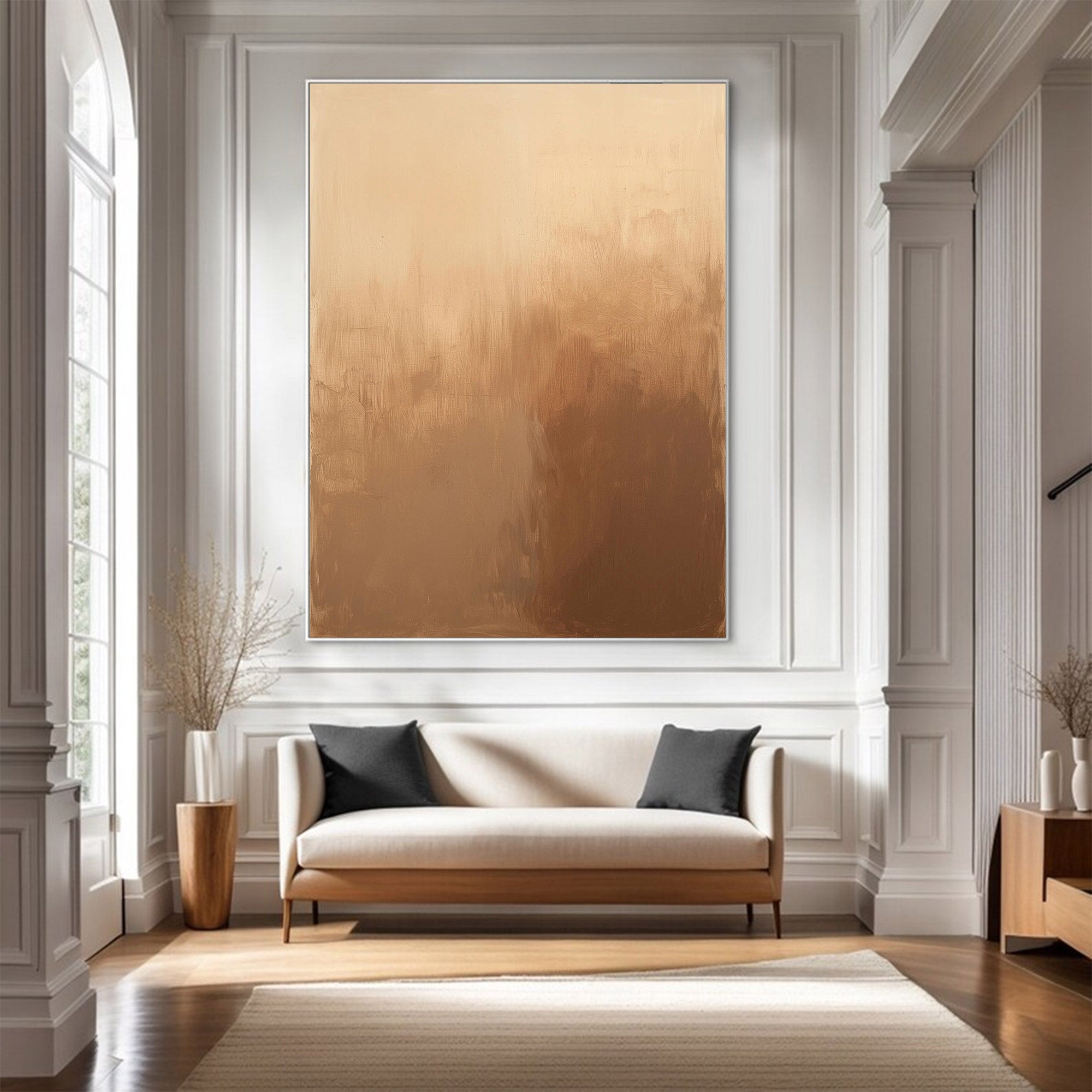 Contemporary Large Moody Abstract Art | MuroArt #WG 122