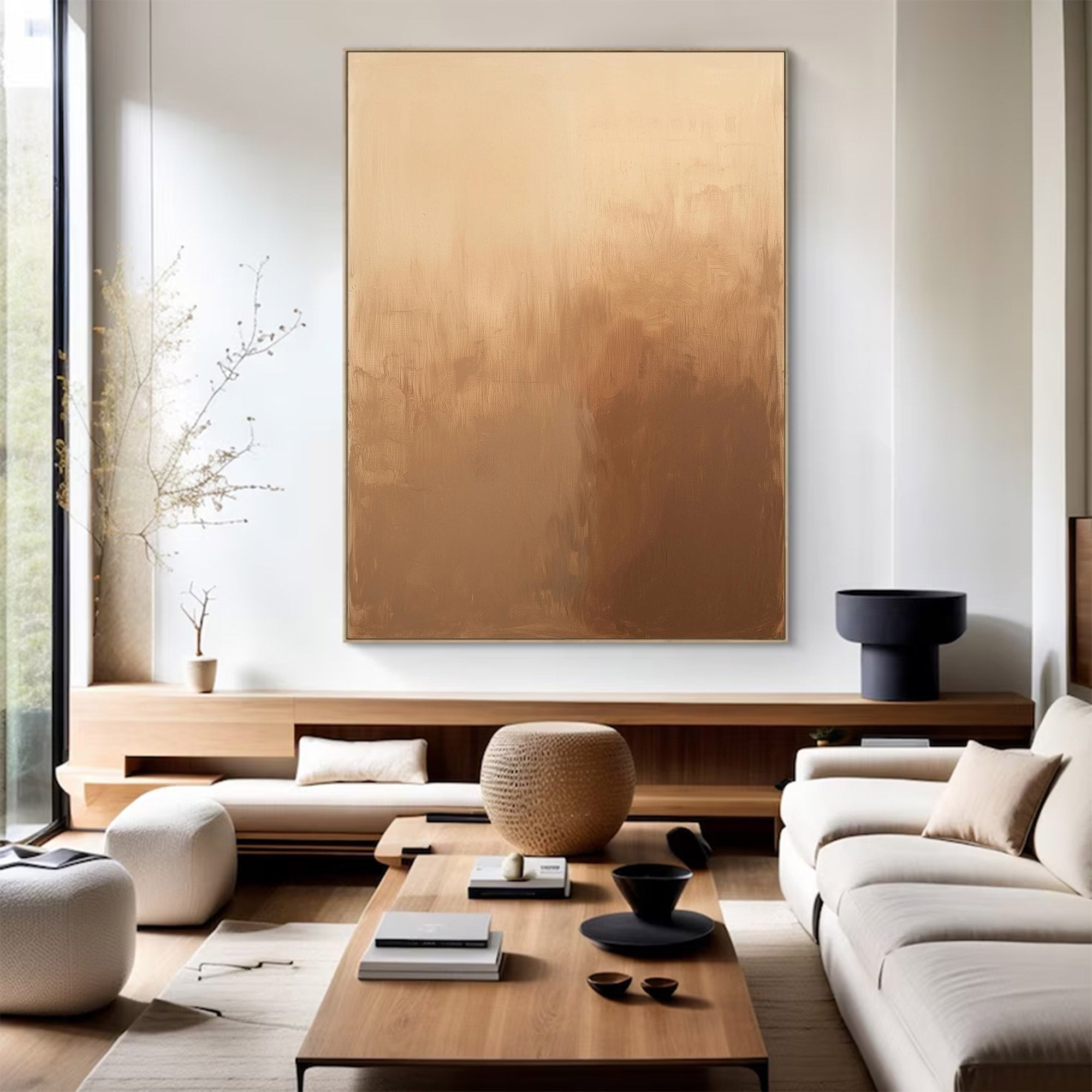 Contemporary Large Moody Abstract Art | MuroArt #WG 122