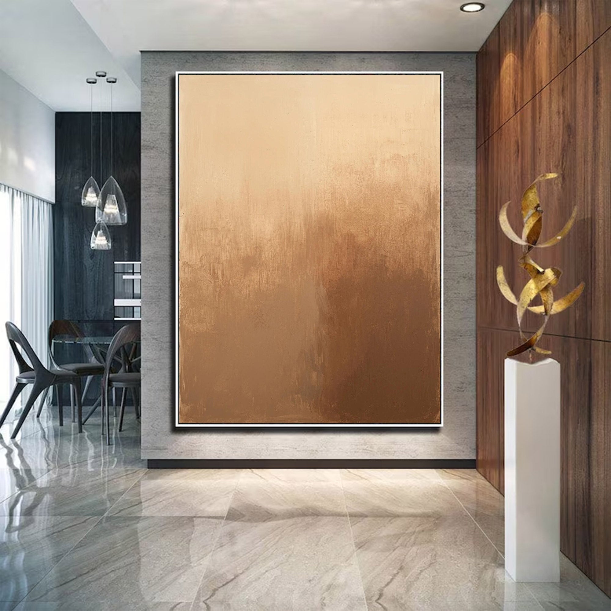 Contemporary Large Moody Abstract Art | MuroArt #WG 122