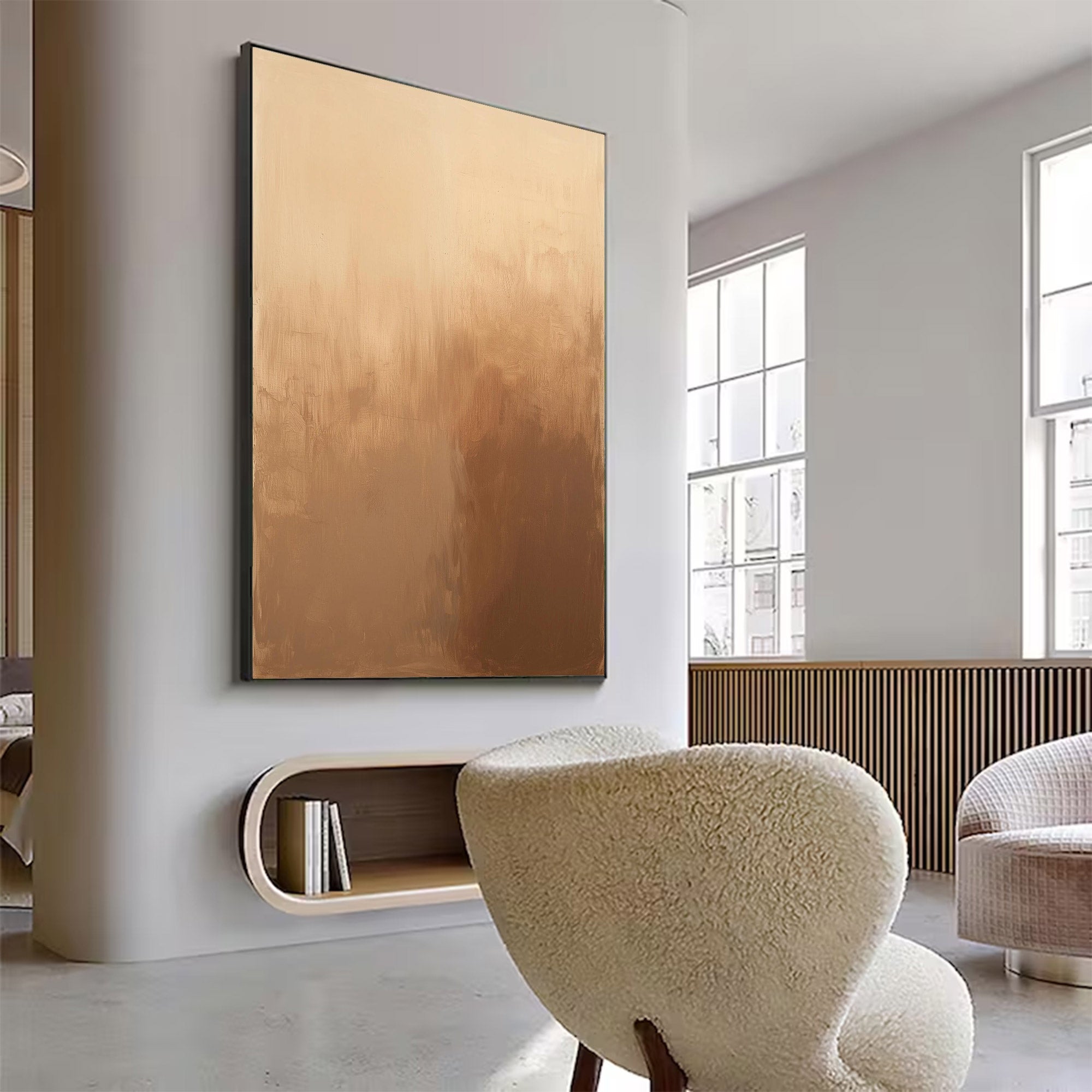 Contemporary Large Moody Abstract Art | MuroArt #WG 122