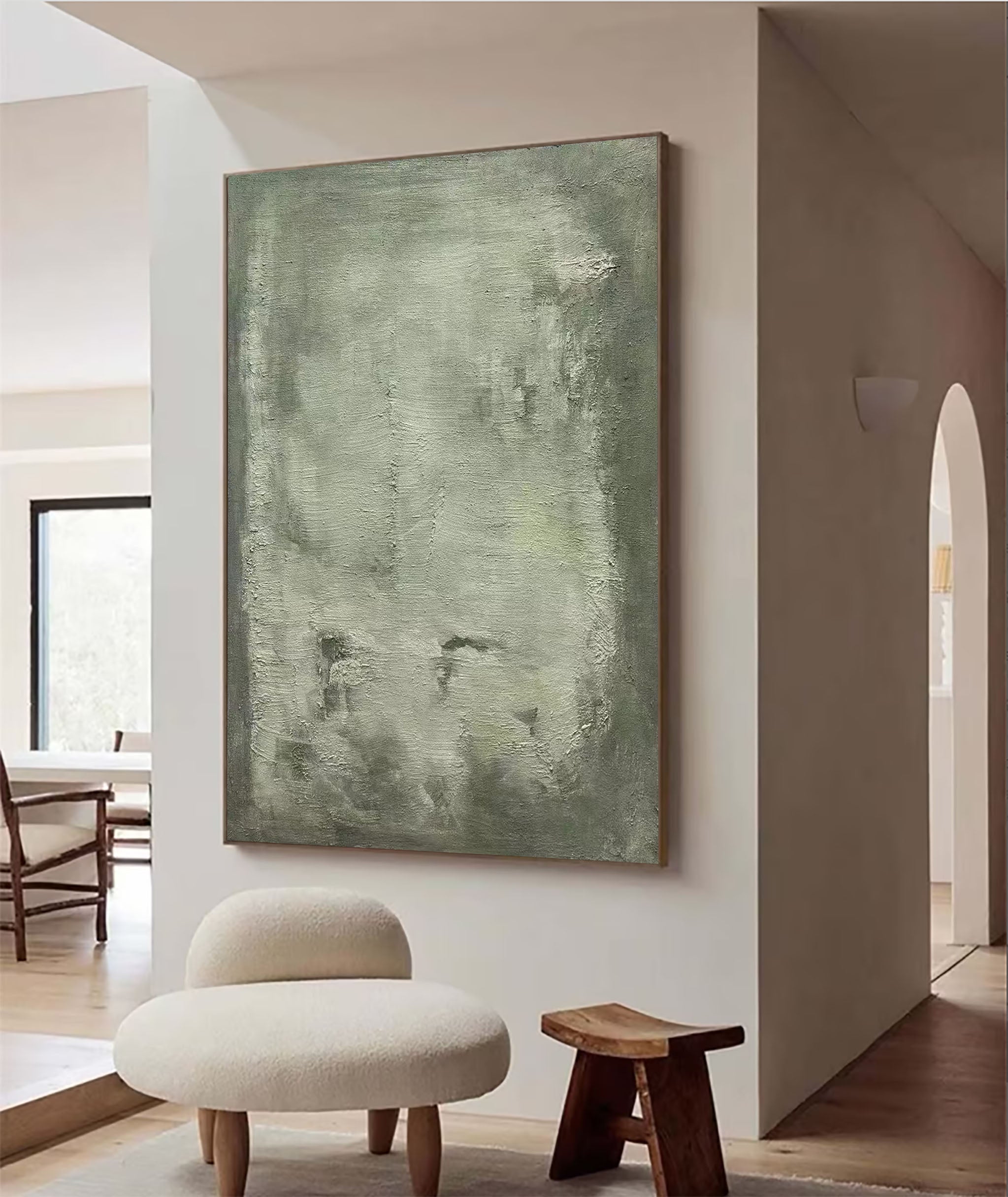 Blue & Green Abstract Painting #BGA 027