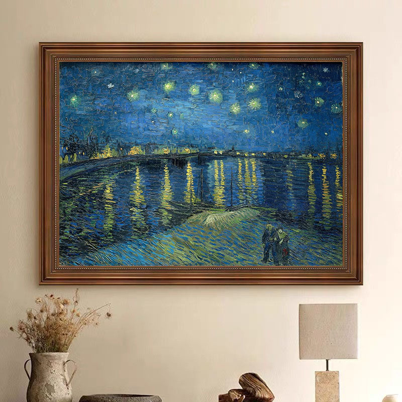 Starry Night Over the Rhône, Vincent Van Gogh Inspired #BGA 102
