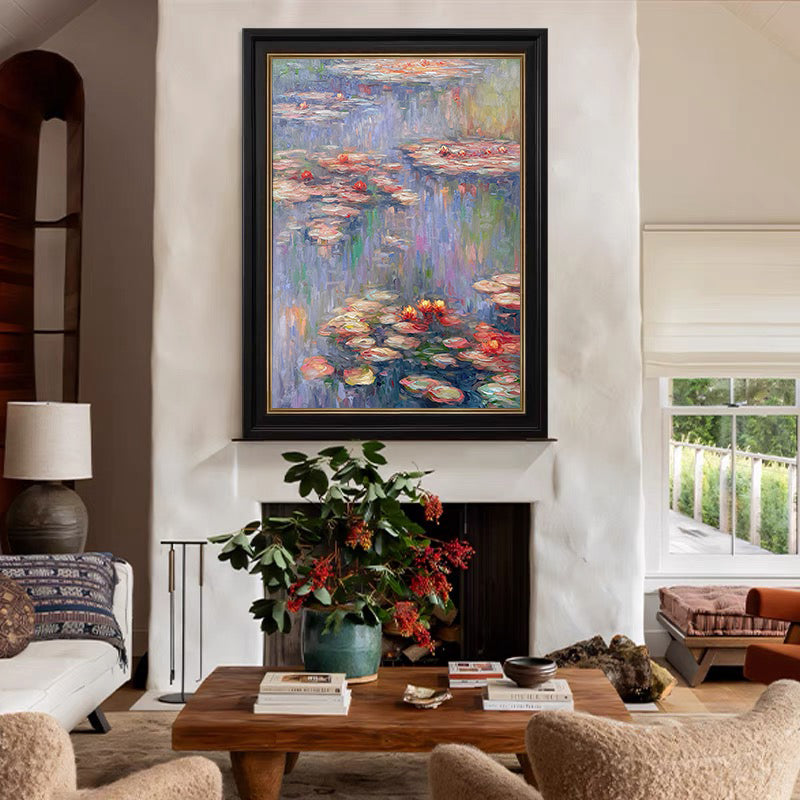 Monet's Water Lilies Essence, Impressionist Floral Light #BGA 175