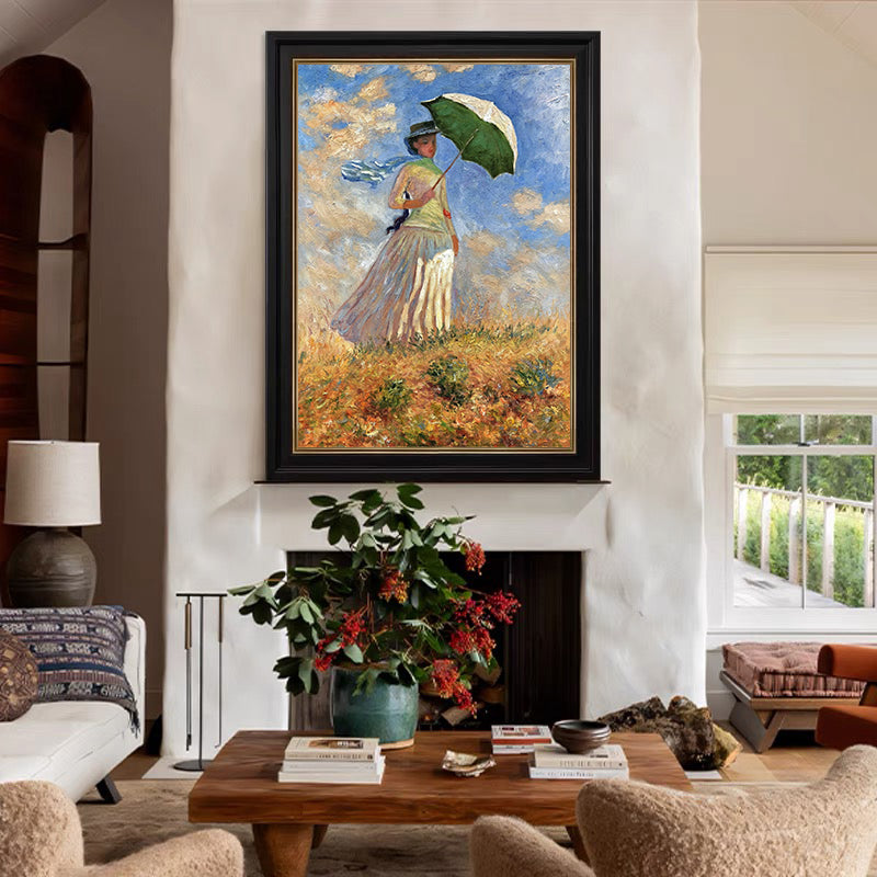 Woman with a Parasol, Inspired by Monet #BGA 177