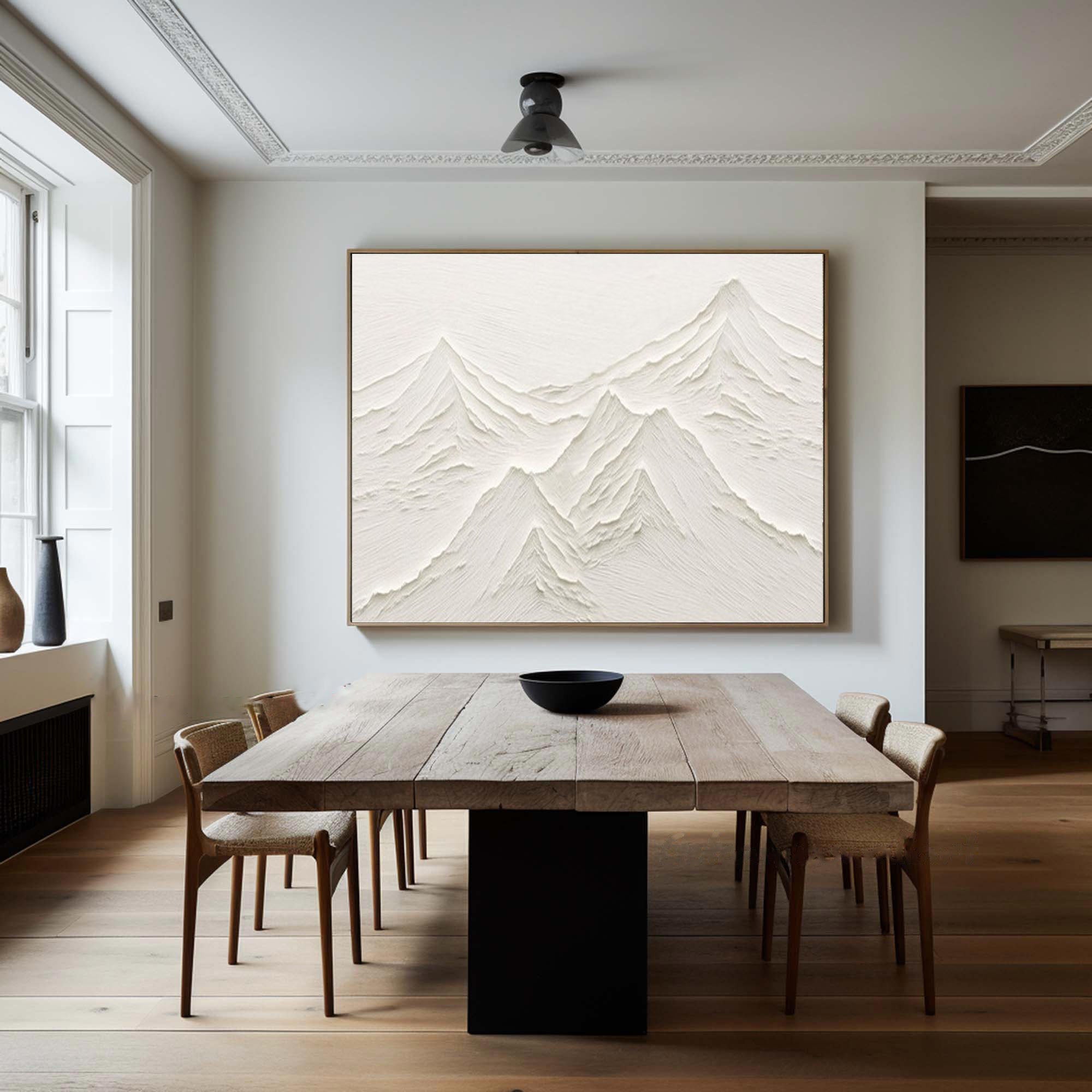 White Minimalist Painting #WM 028
