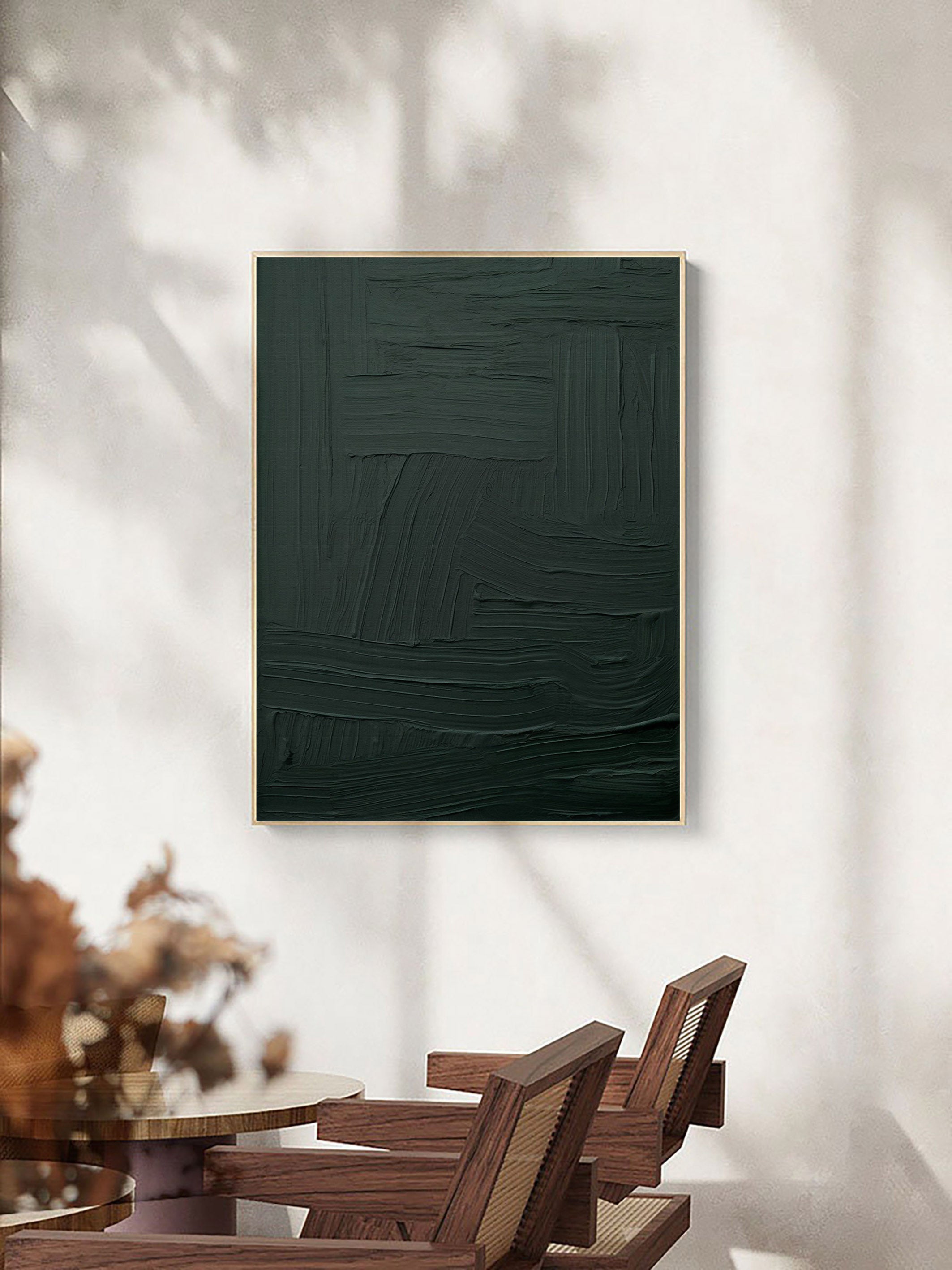 Blue & Green Minimalist Painting #BGM 022