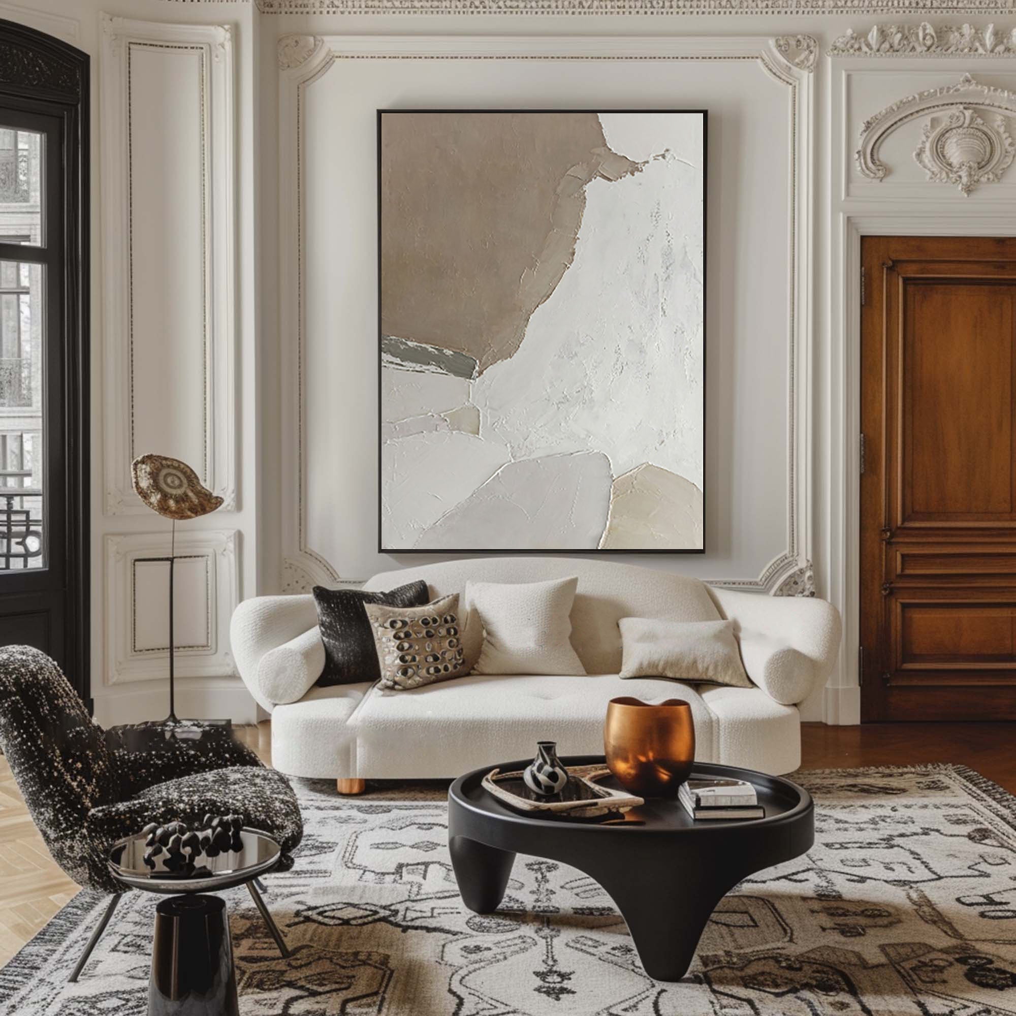 Grey Abstract Painting #GAP 011
