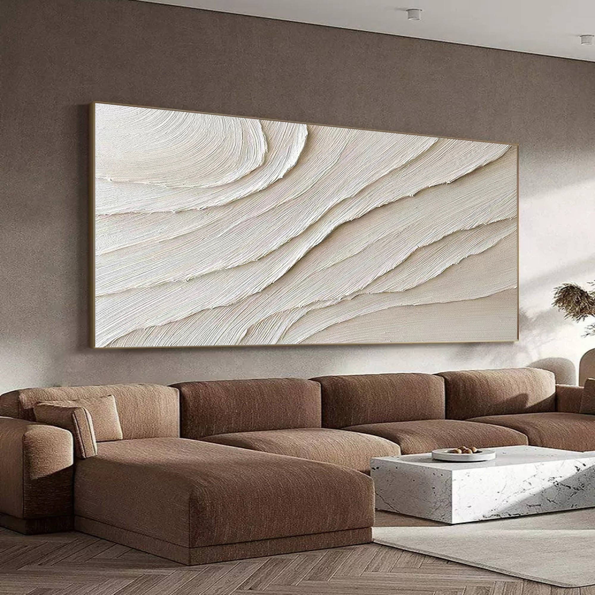 White Minimalist Painting #WM 017