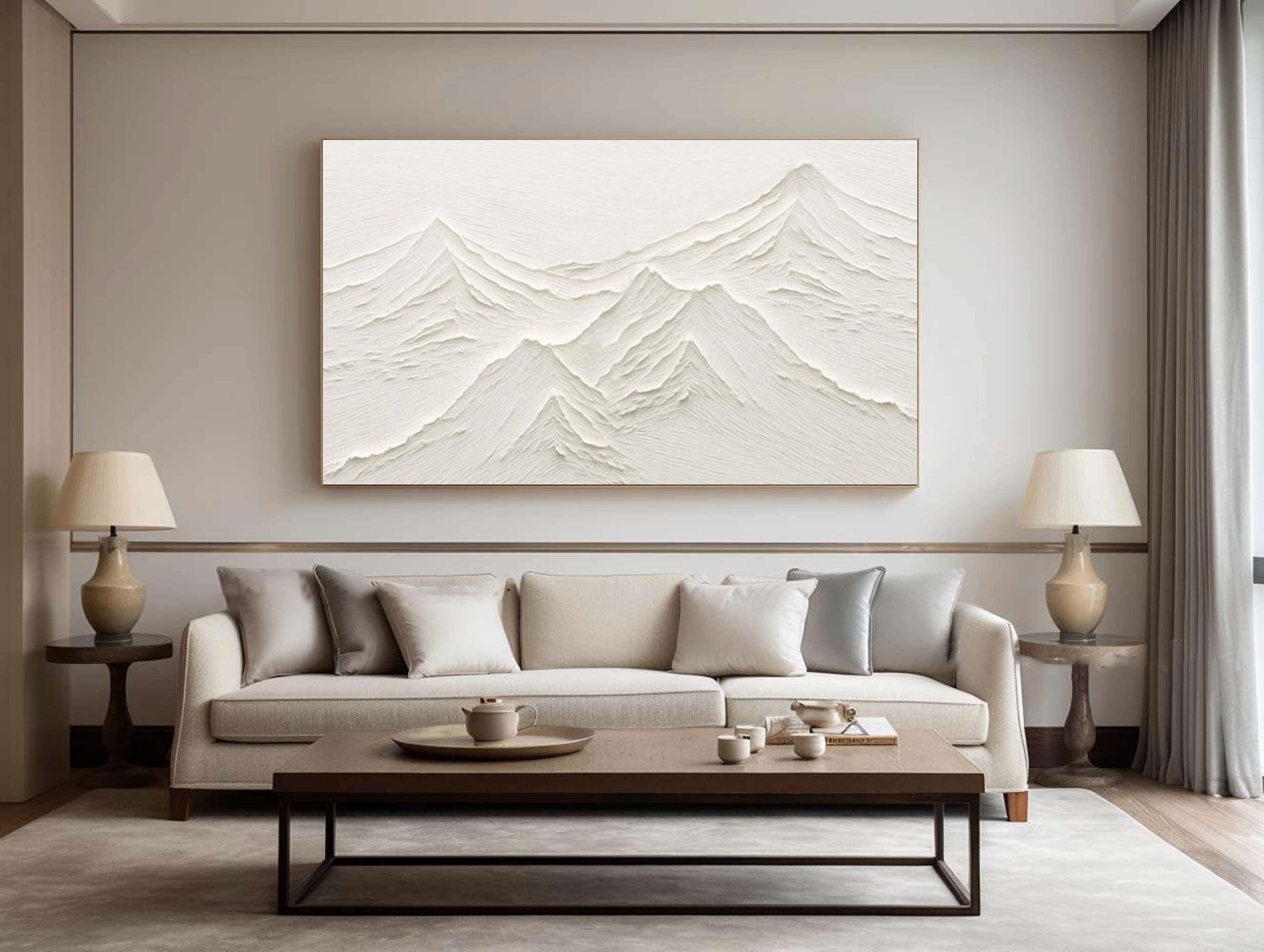 White Minimalist Painting #WM 028