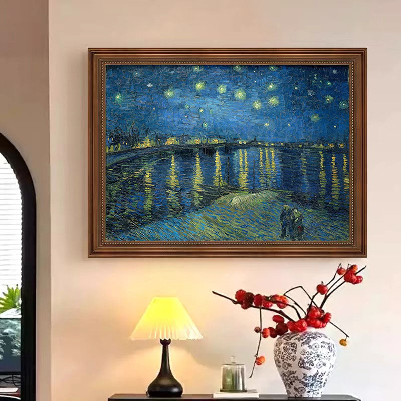 Starry Night Over the Rhône, Vincent Van Gogh Inspired #BGA 102