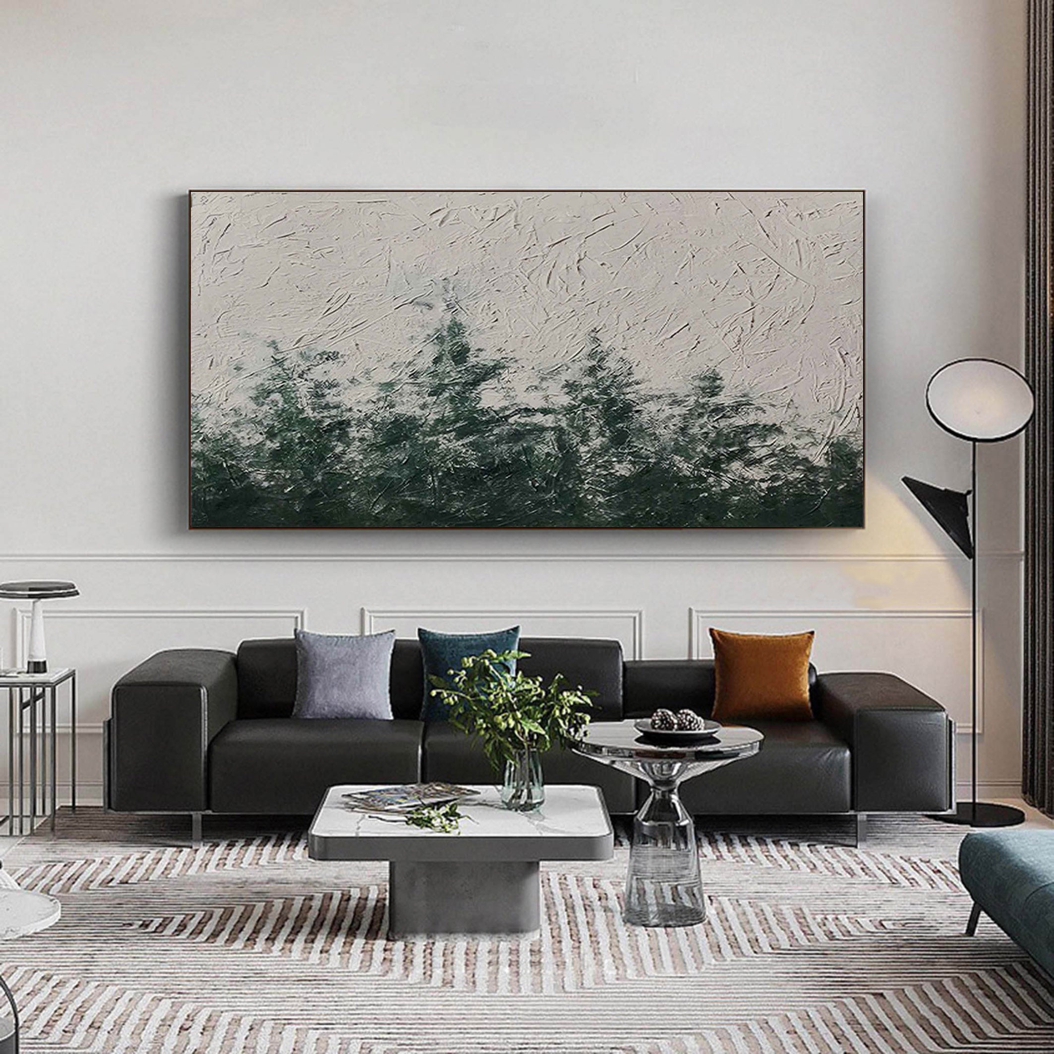 Blue & Green Abstract Painting #BGA 009