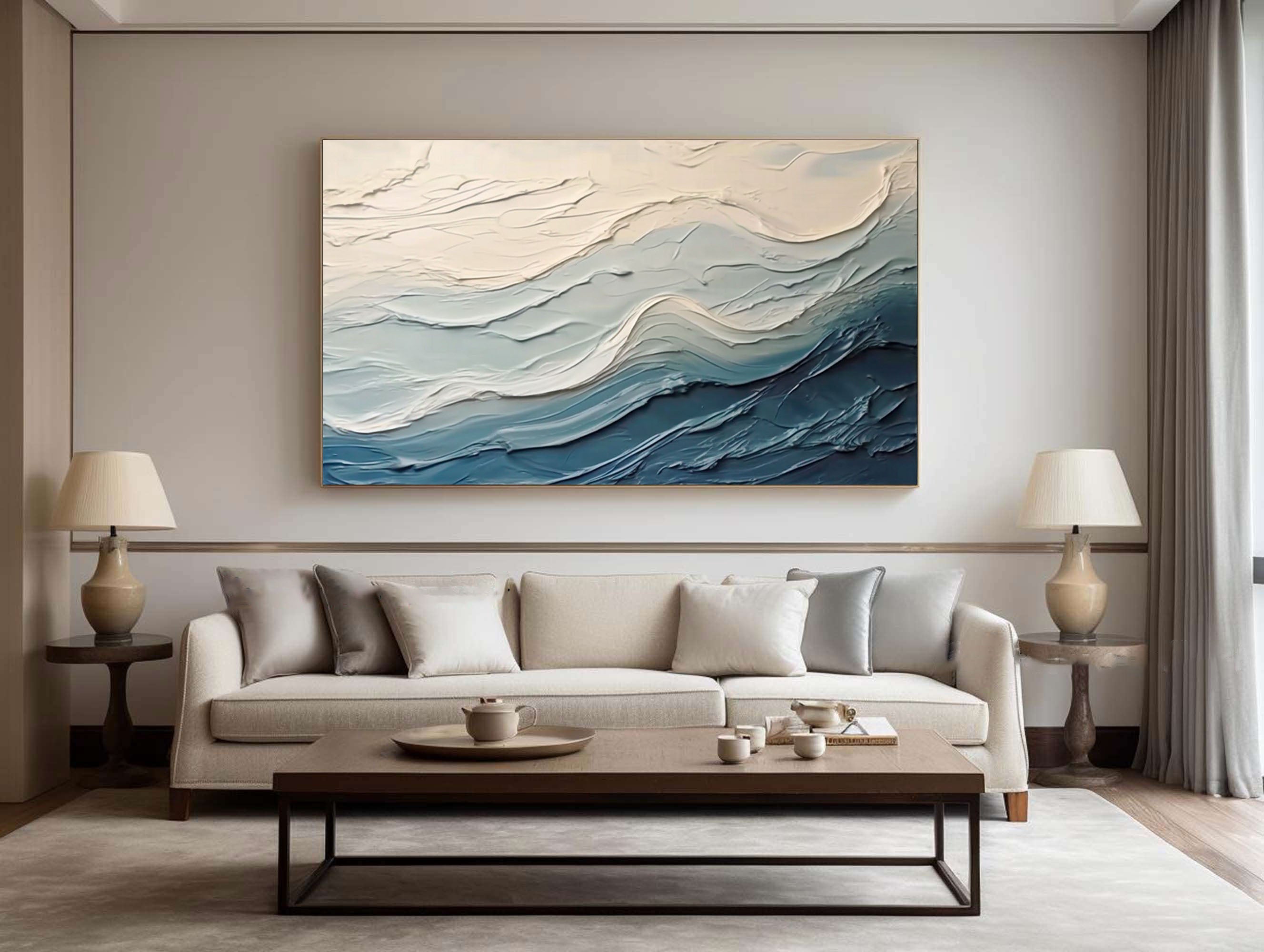 Blue & Green Minimalist Painting #BGM 046