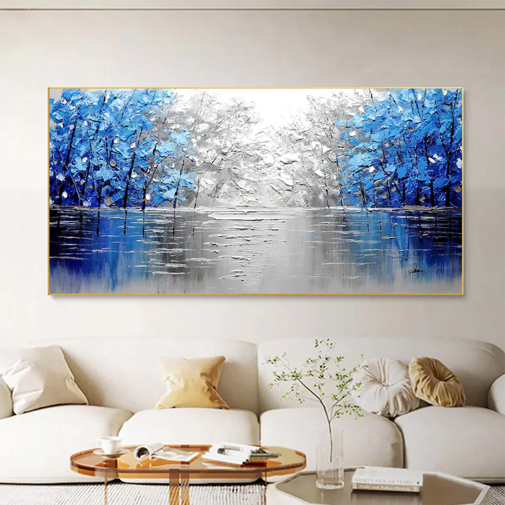Large Contemporary Abstract Energetic Art | MuroArt #WGA 037