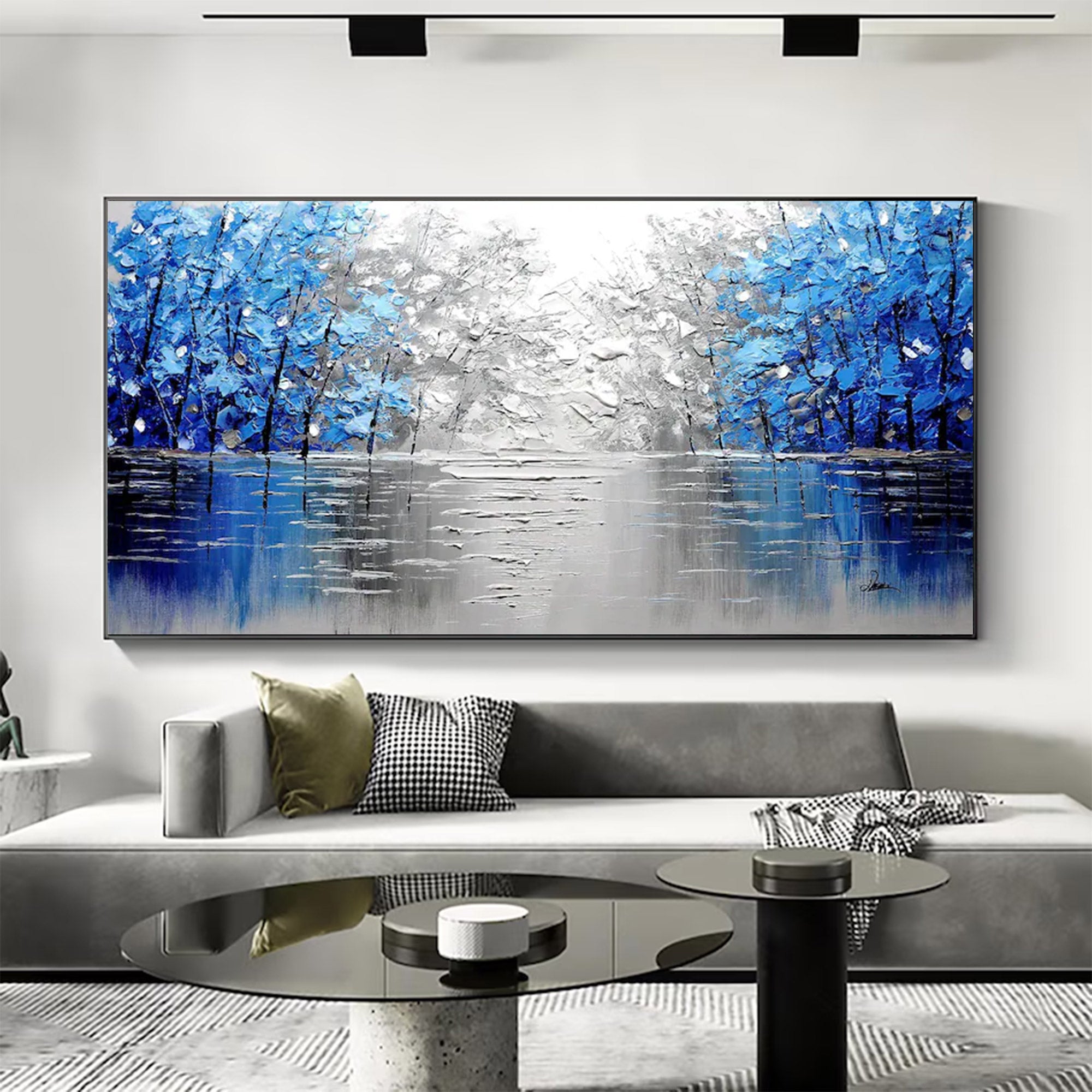 Large Contemporary Abstract Energetic Art | MuroArt #WGA 037