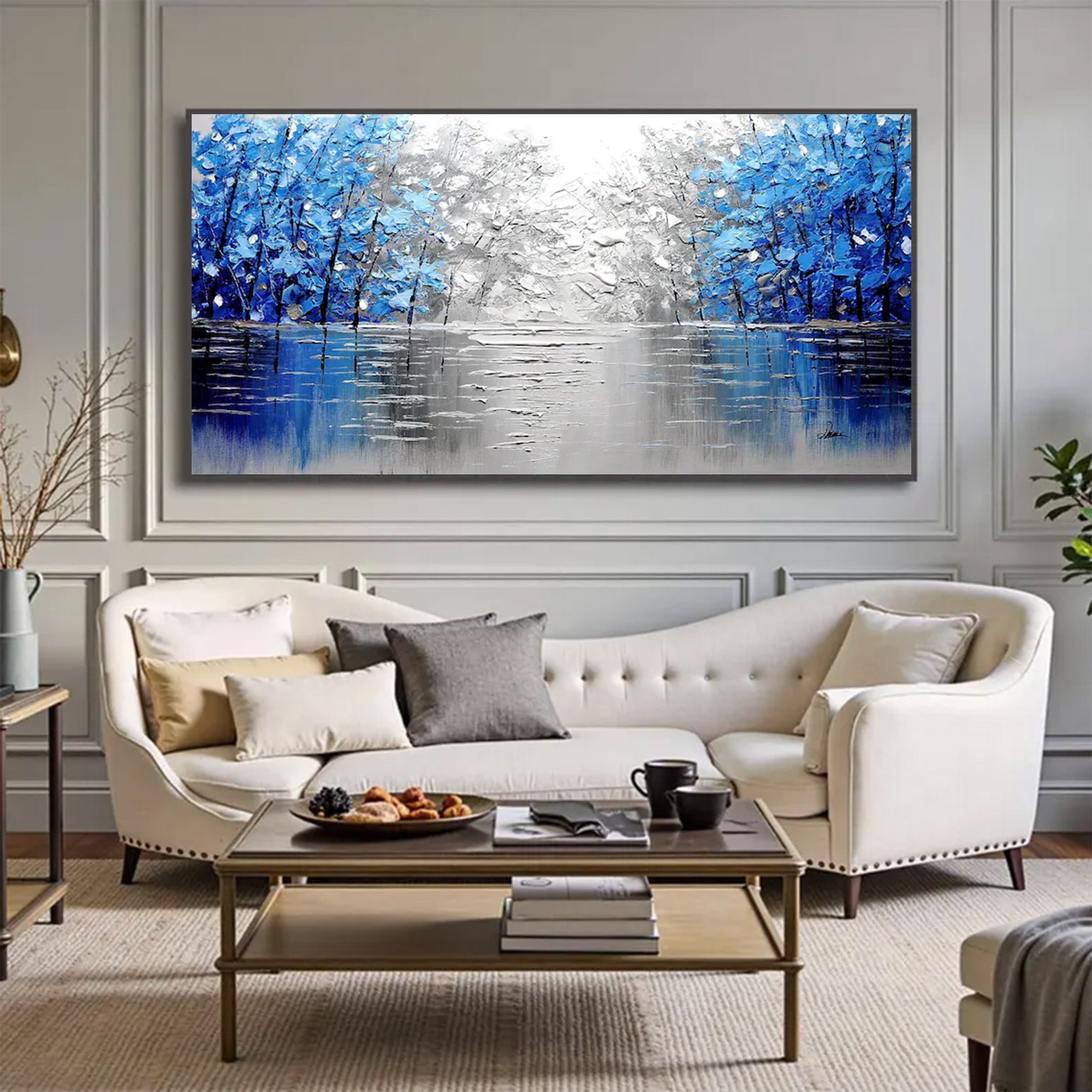 Large Contemporary Abstract Energetic Art | MuroArt #WGA 037