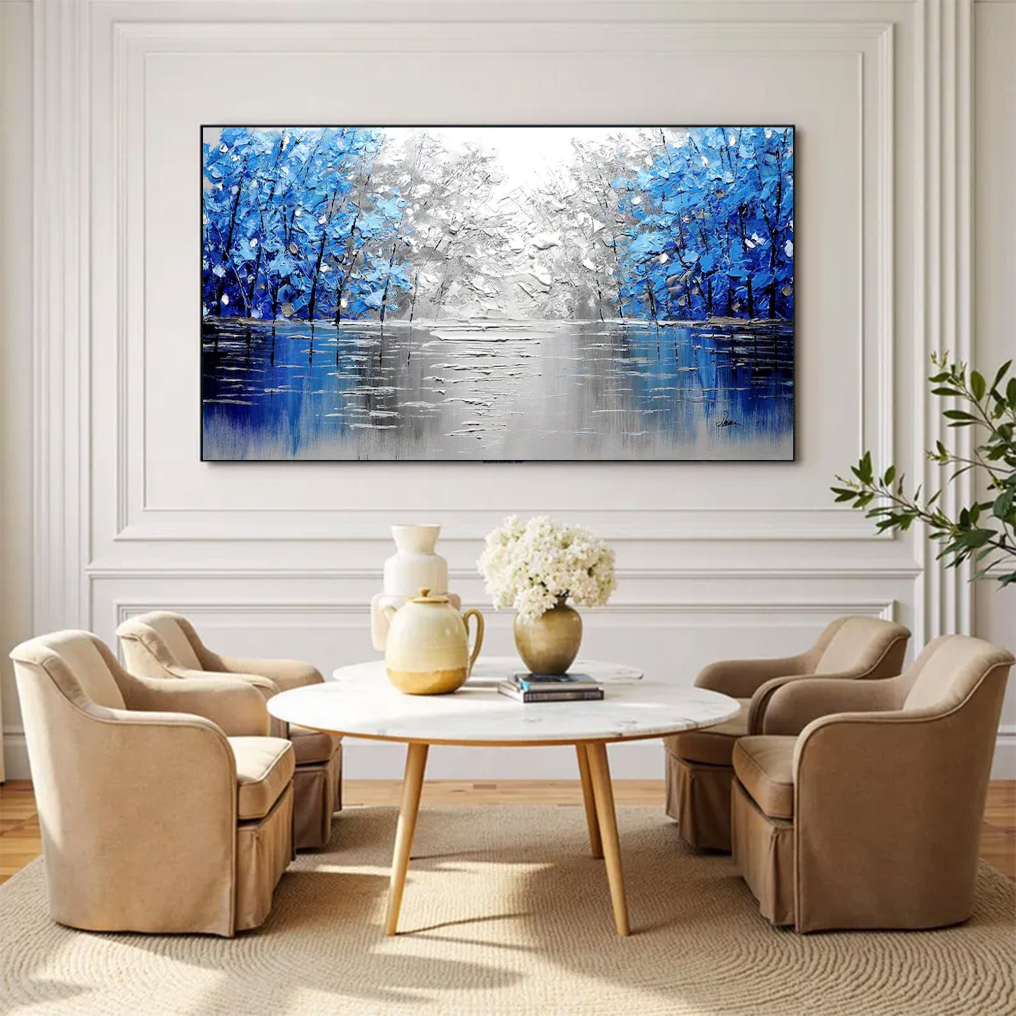 Large Contemporary Abstract Energetic Art | MuroArt #WGA 037