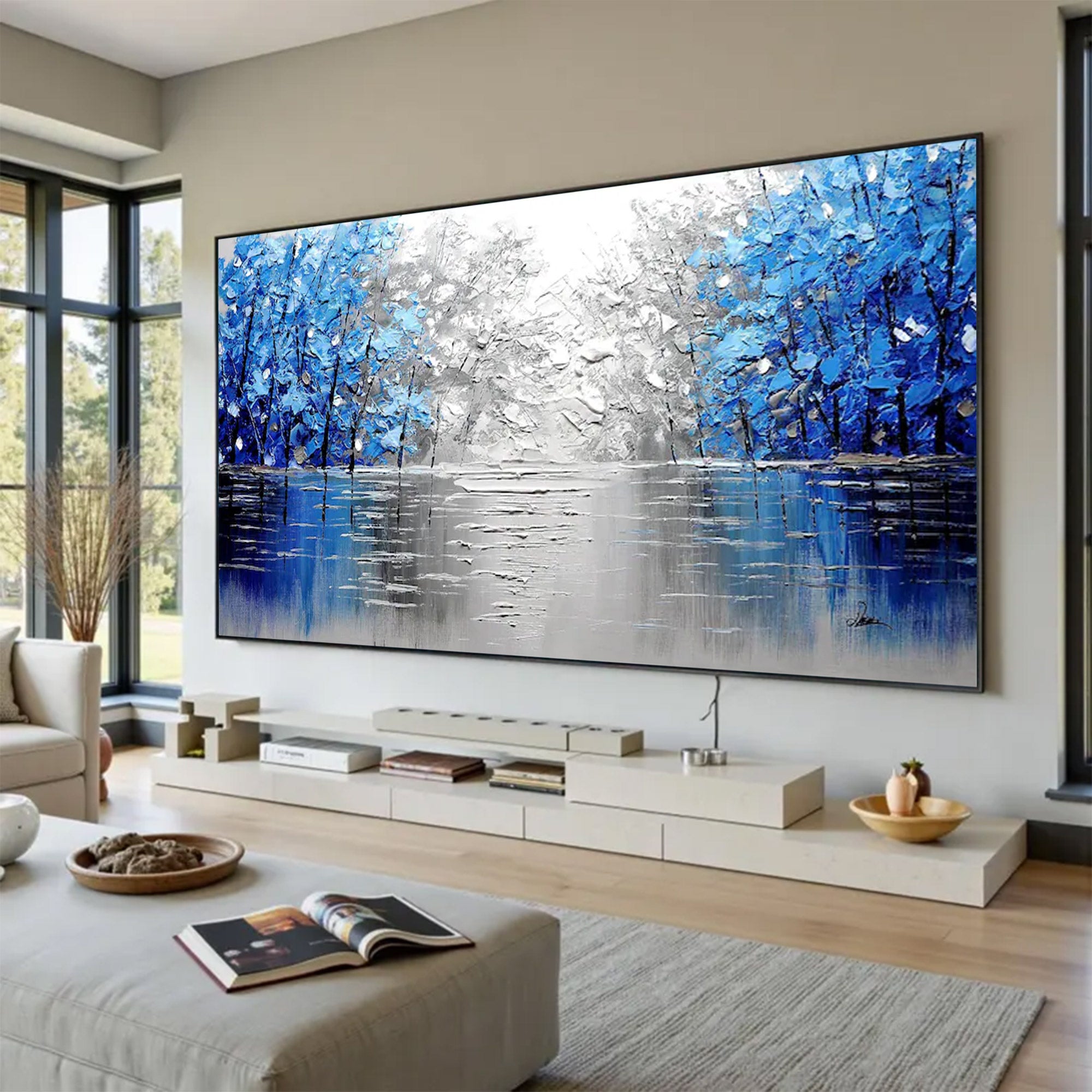 Large Contemporary Abstract Energetic Art | MuroArt #WGA 037