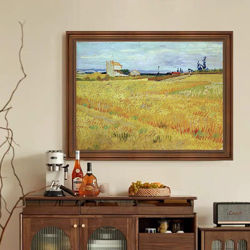 Wheat Fields, Vincent Van Gogh Inspired #BGA 104