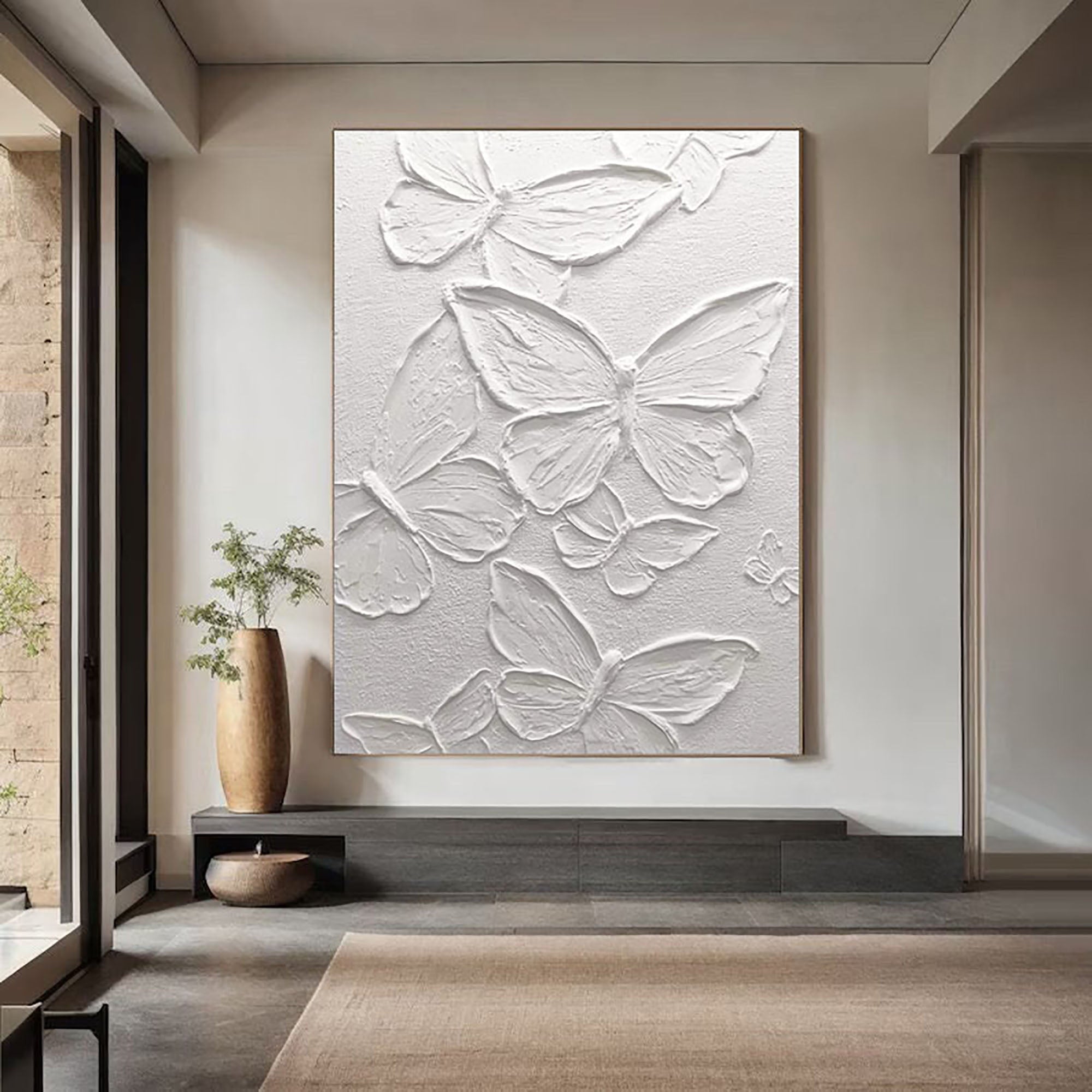 White Minimalist Painting #WM 031