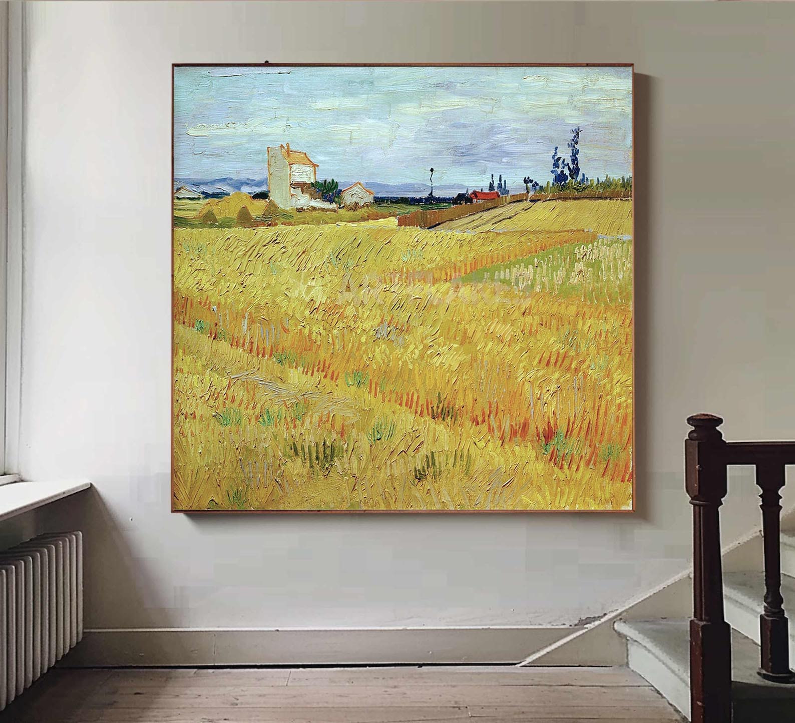 Wheat Fields, Vincent Van Gogh Inspired #BGA 104