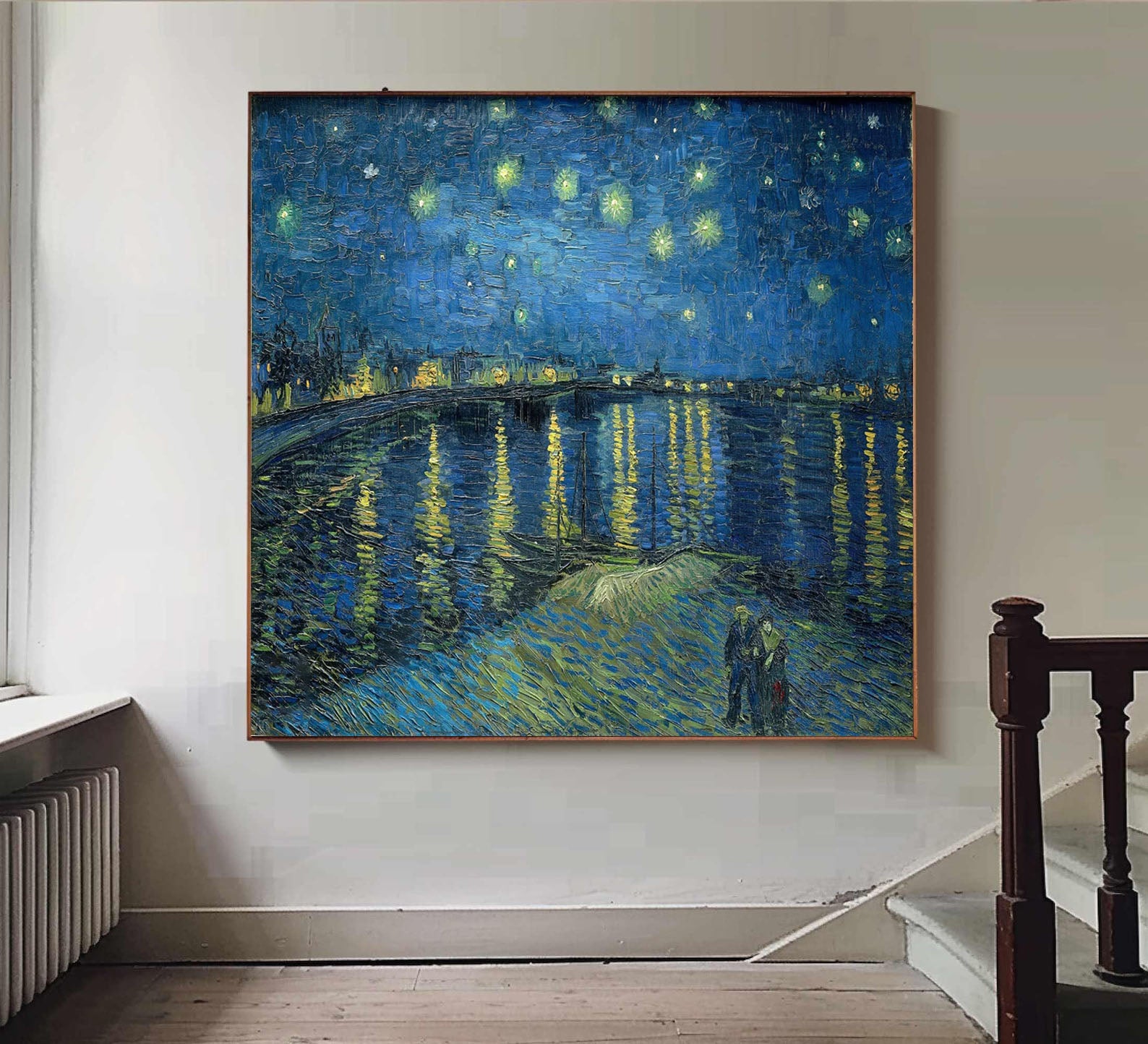 Starry Night Over the Rhône, Vincent Van Gogh Inspired #BGA 102