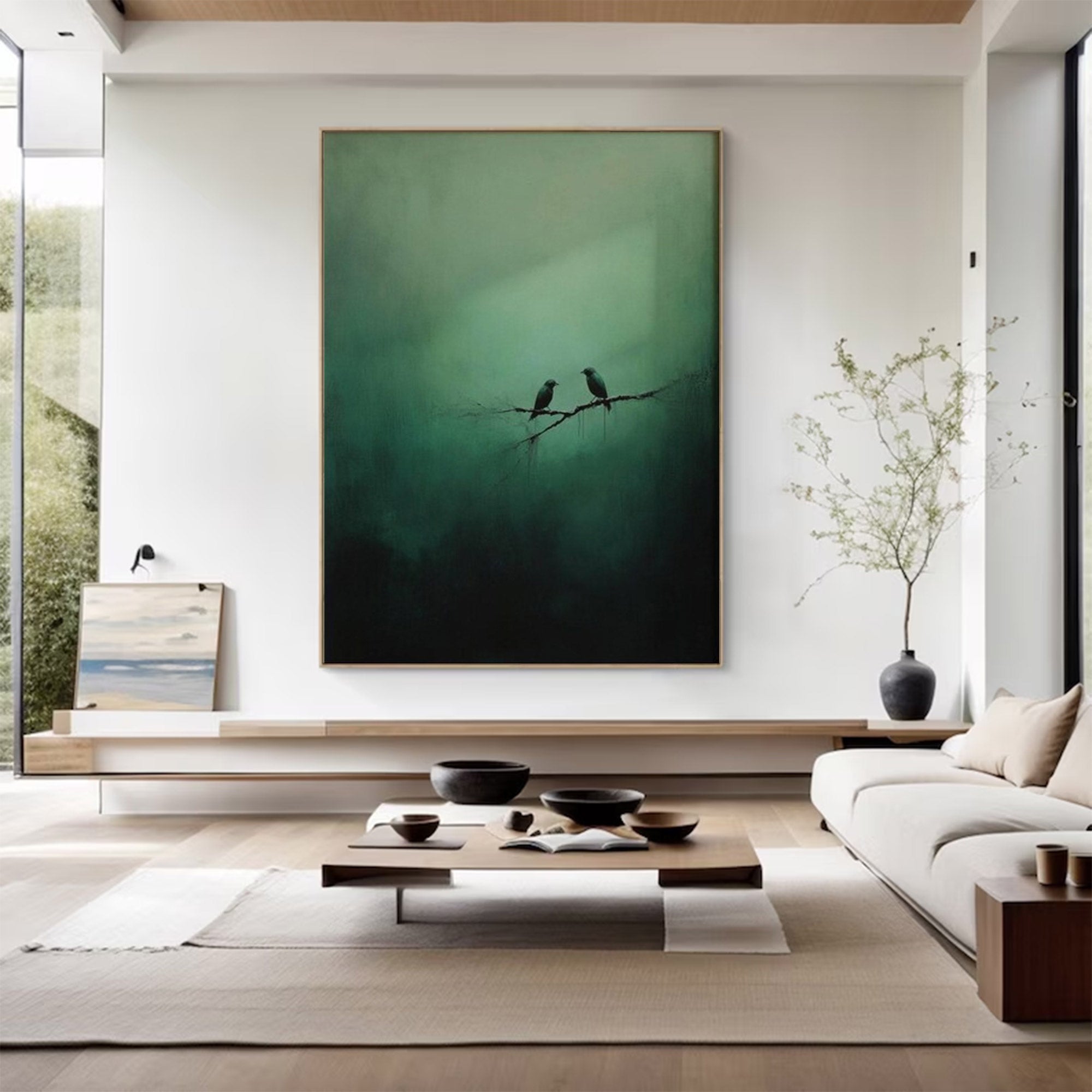 Large Tranquil Swimmers Art Painting | MuroArt #WG 099