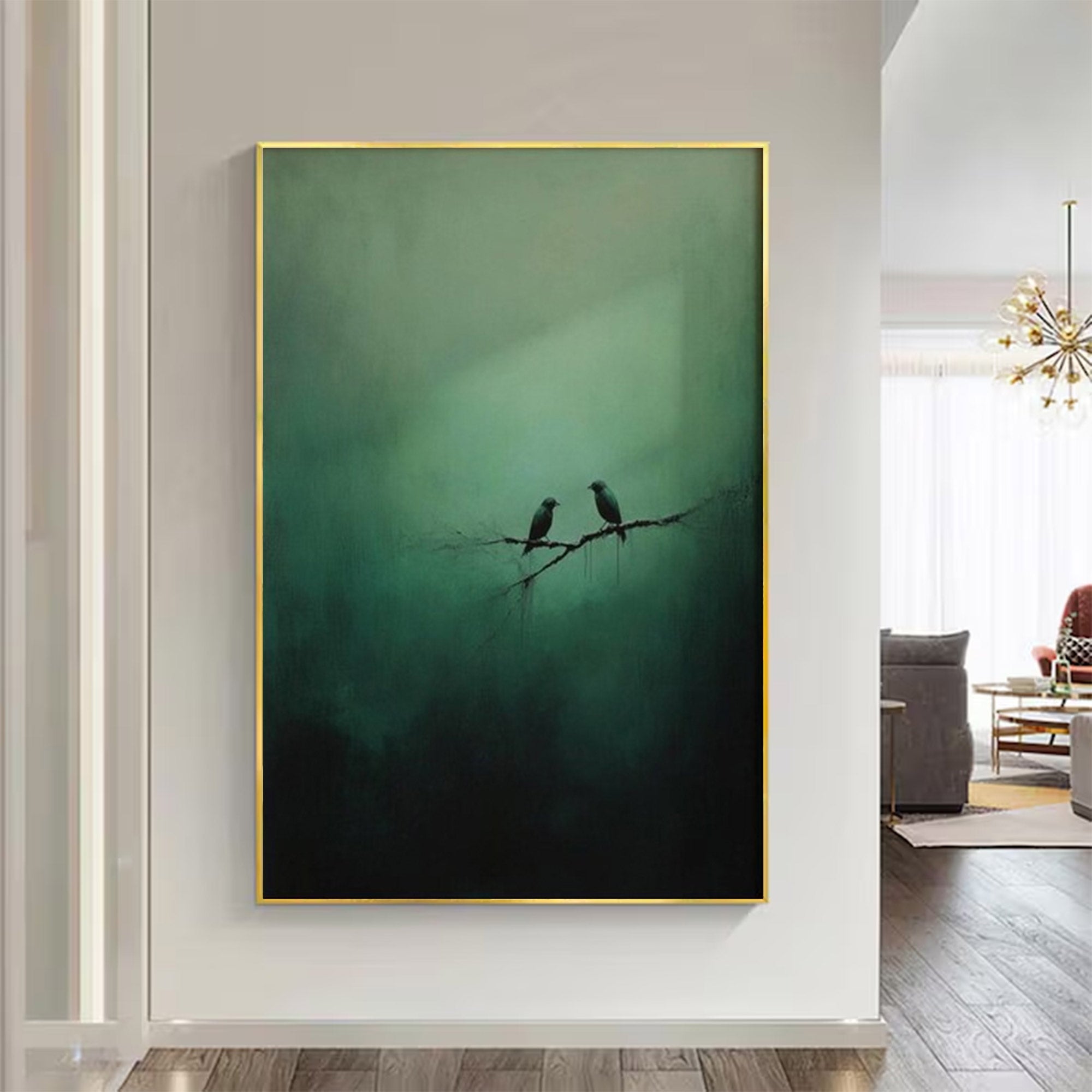 Large Tranquil Swimmers Art Painting | MuroArt #WG 099