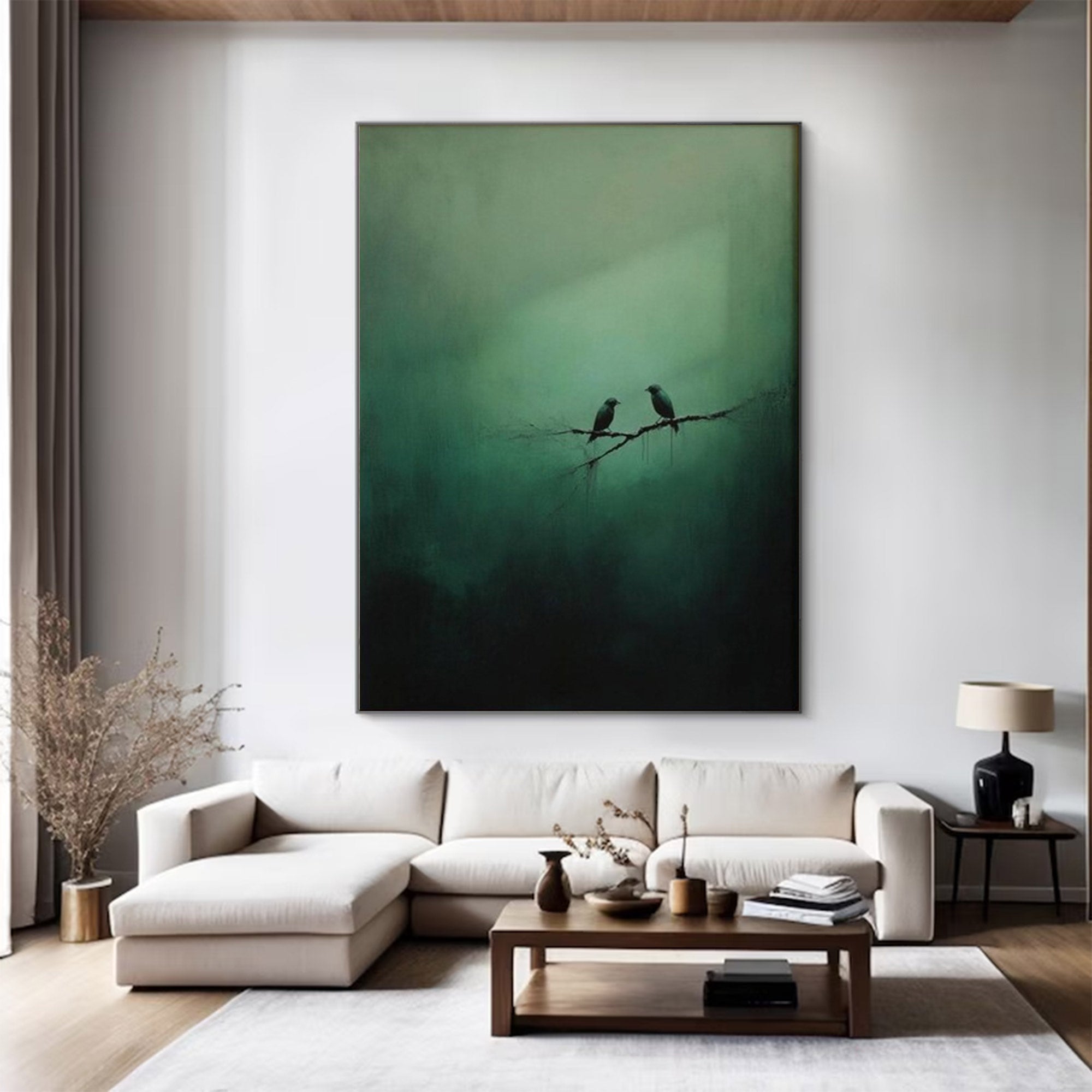 Large Tranquil Swimmers Art Painting | MuroArt #WG 099