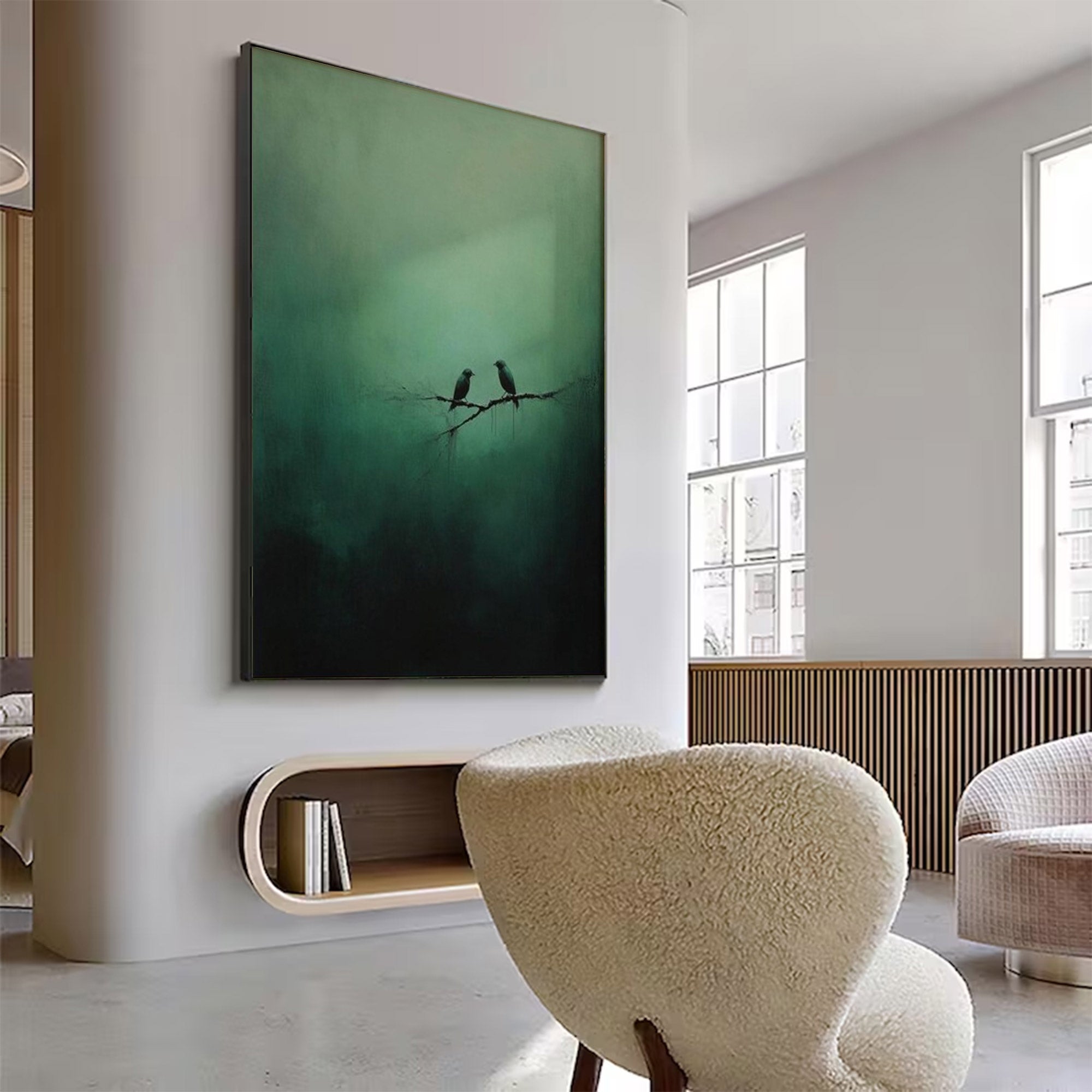 Large Tranquil Swimmers Art Painting | MuroArt #WG 099