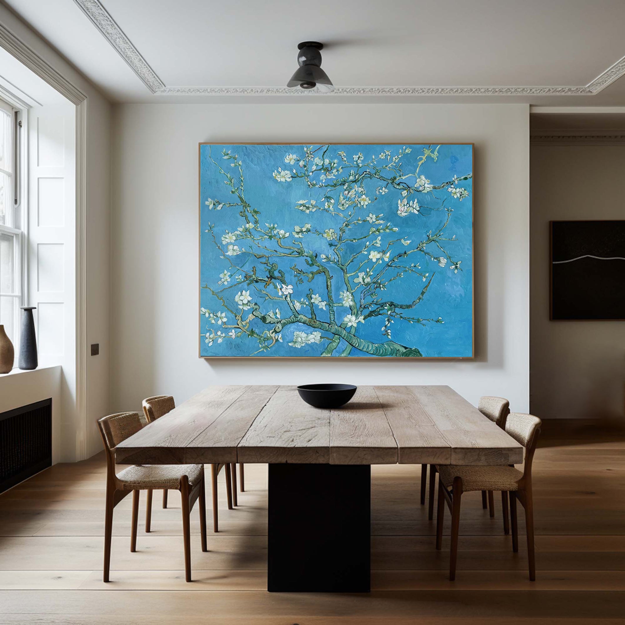 Van Gogh-Style Almonds, Impressionistic Nature Wall Art #BGA 188