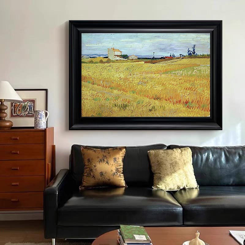Wheat Fields, Vincent Van Gogh Inspired #BGA 104