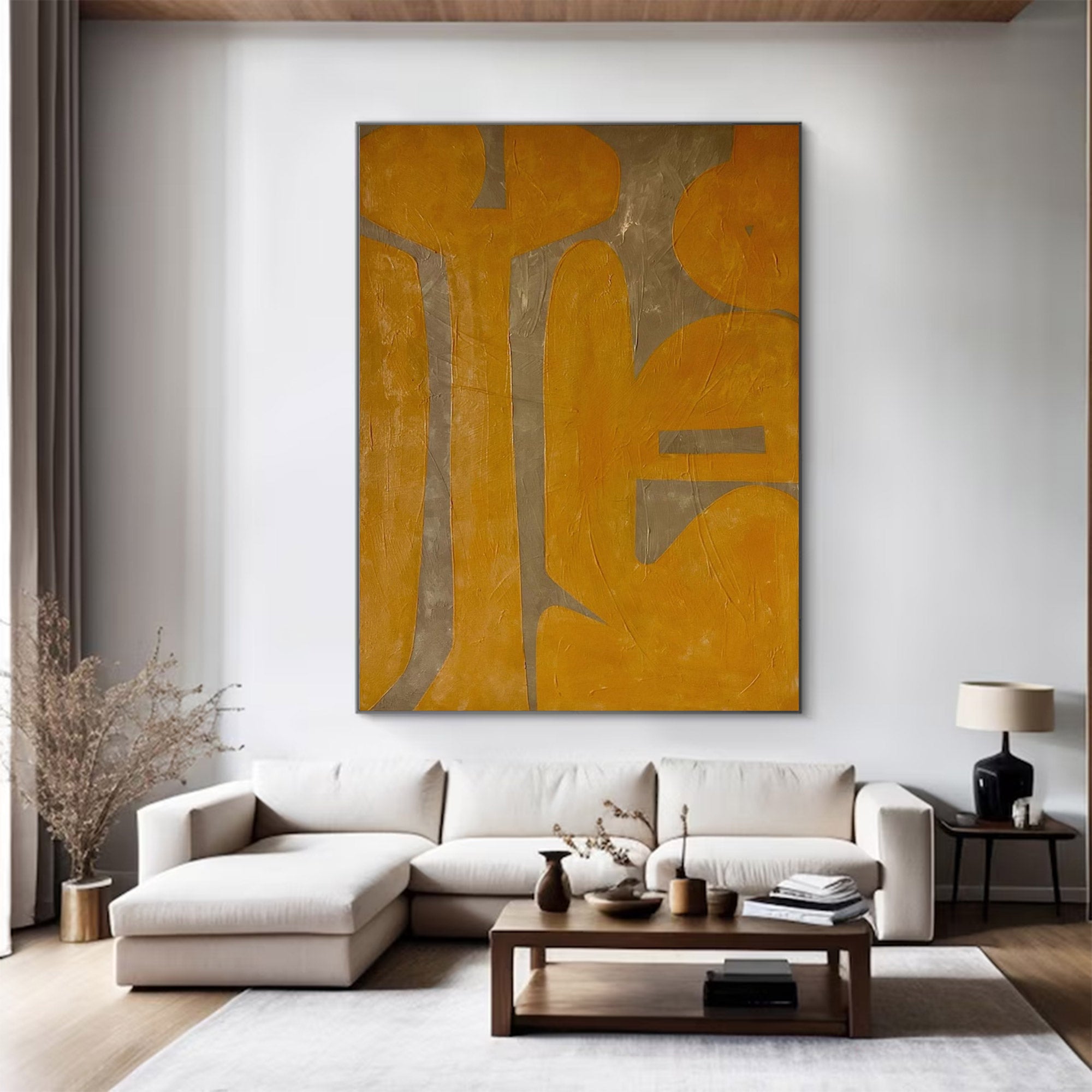 Oversized Bold Abstract Textured Painting | MuroArt #WG 100