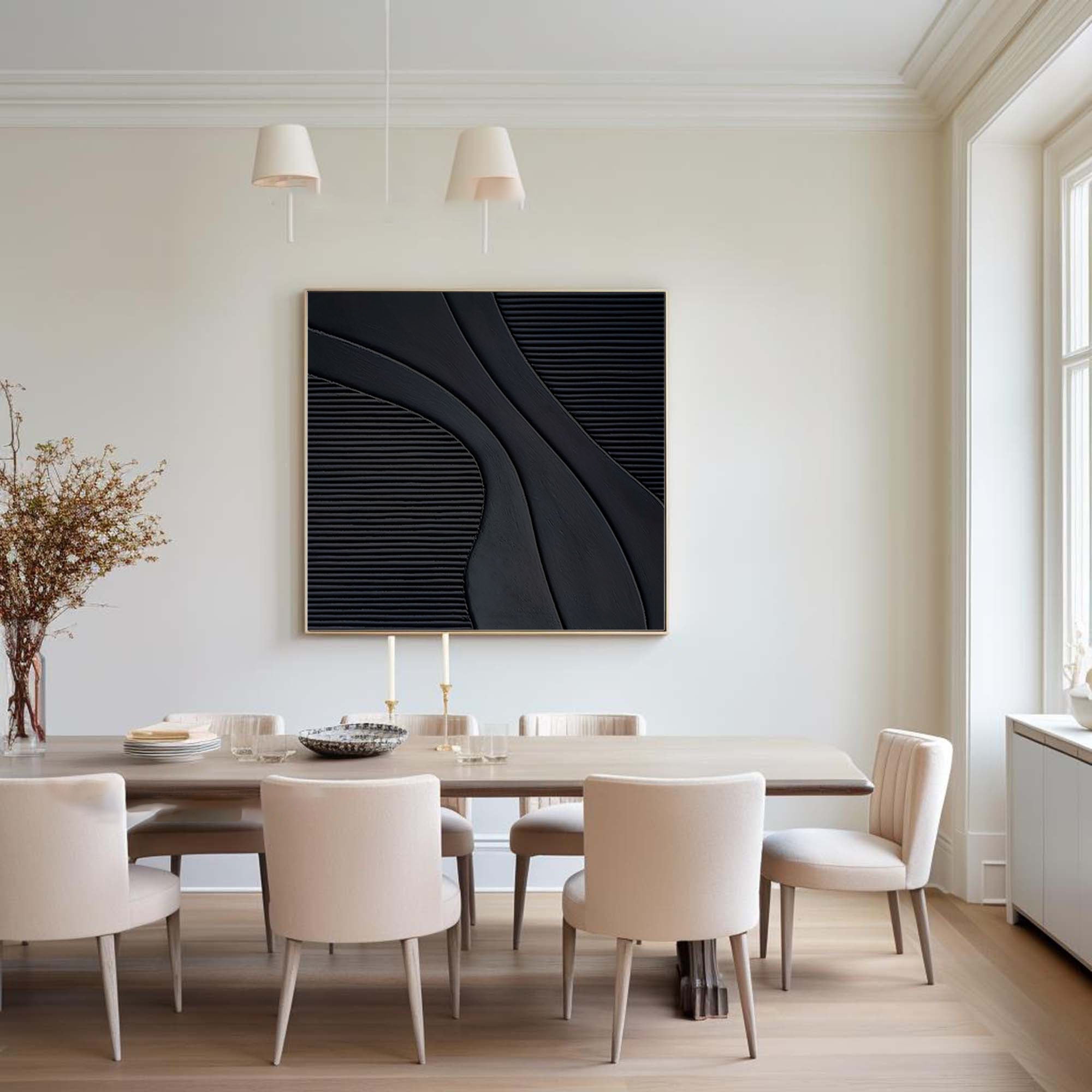 High-End Abstract Art Oil Painting for Luxury Interiors #BM 075