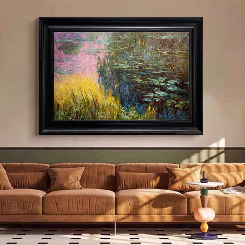 Monet-Esque Lilies, Impressionistic Water Garden #BGA 183