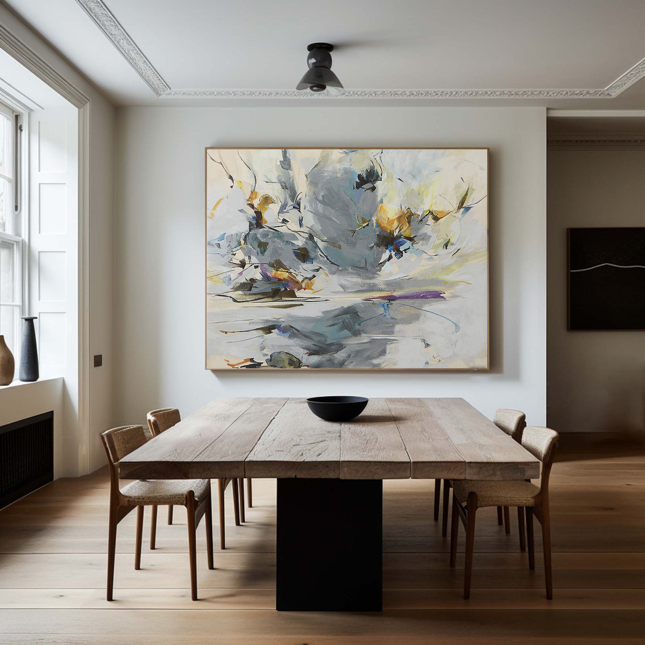 The Birds Of Wonder In the Auspicious Sky, Abstract Wall Art #BGA 109