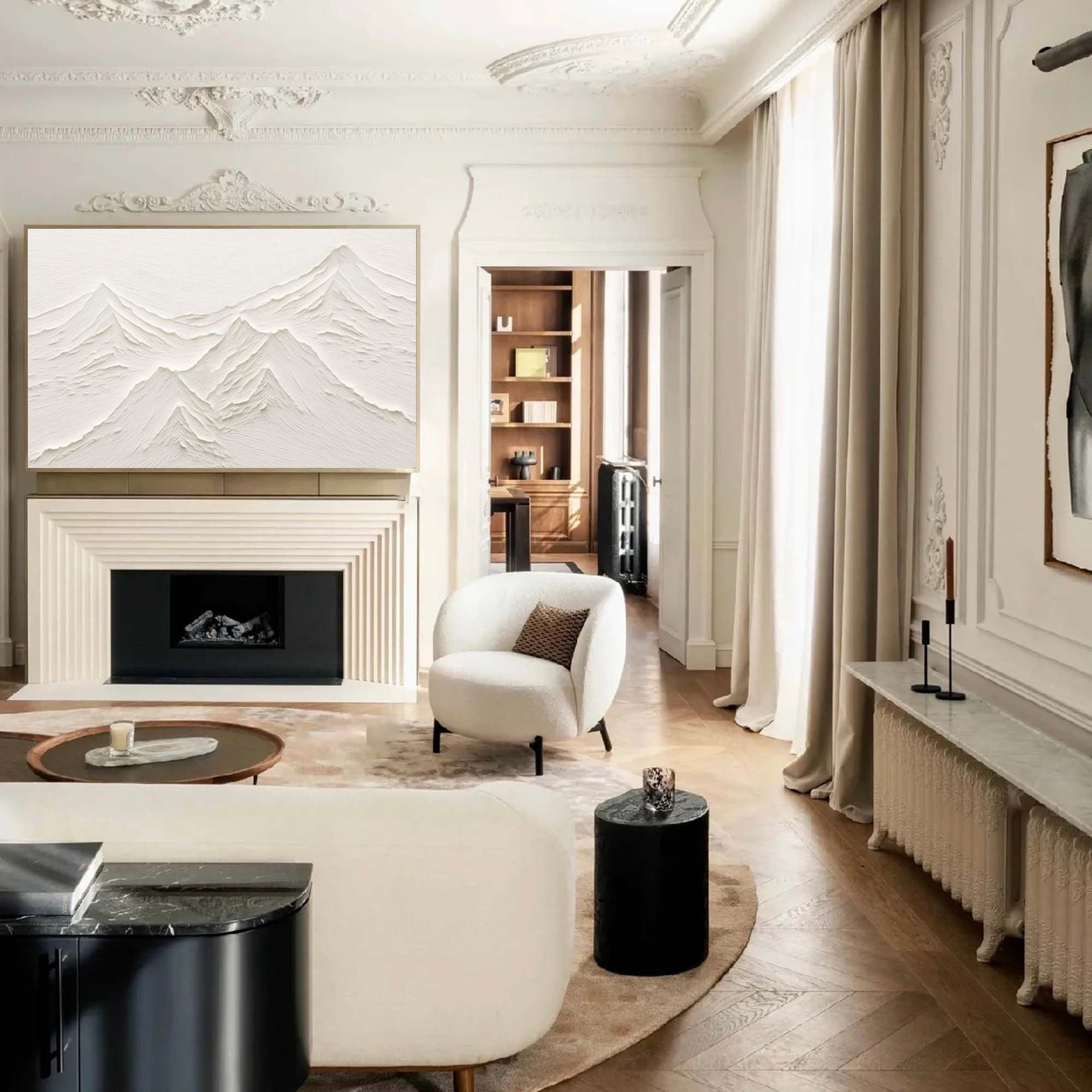 White Minimalist Painting #WM 028