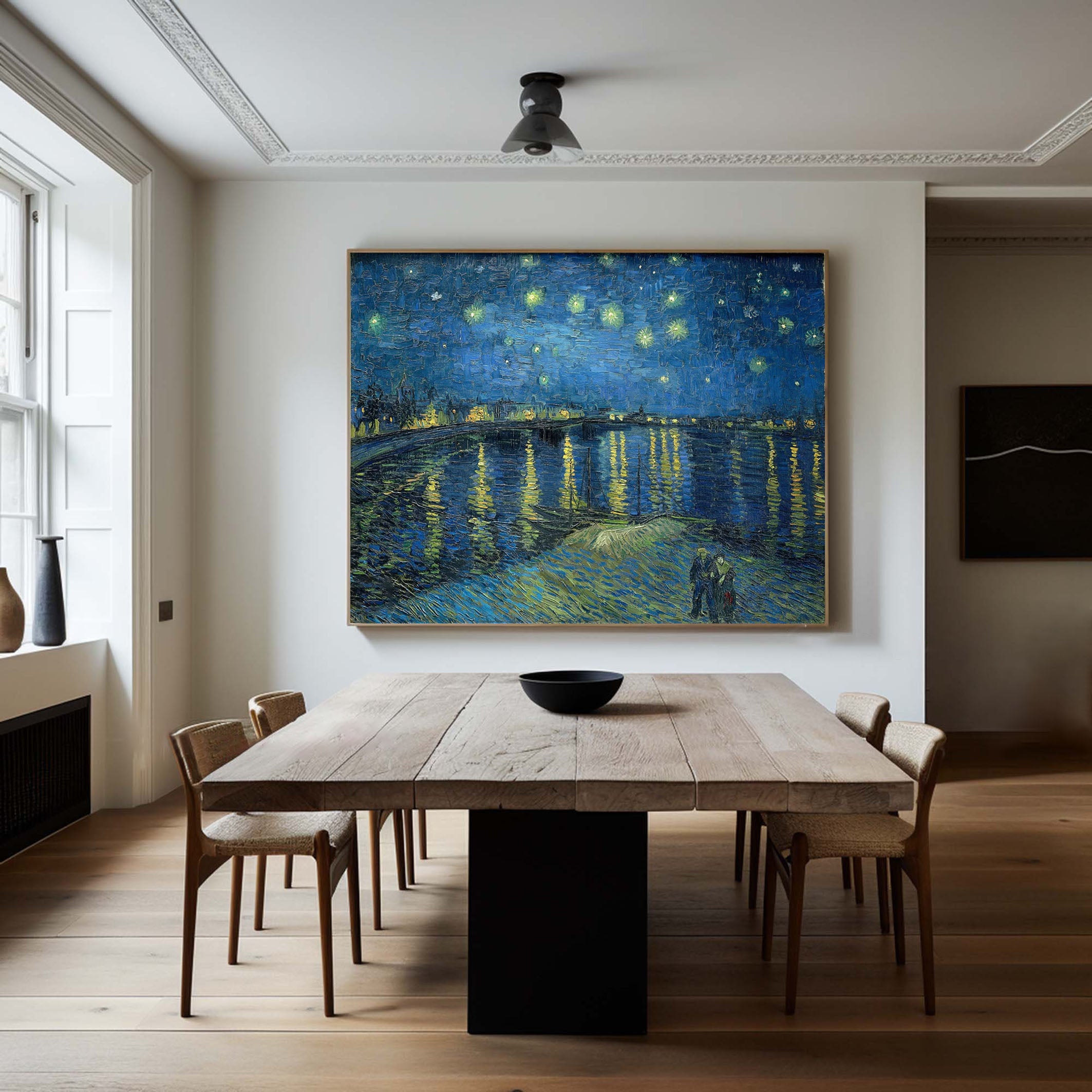 Starry Night Over the Rhône, Vincent Van Gogh Inspired #BGA 102