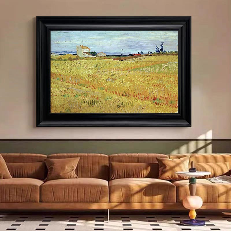 Wheat Fields, Vincent Van Gogh Inspired #BGA 104